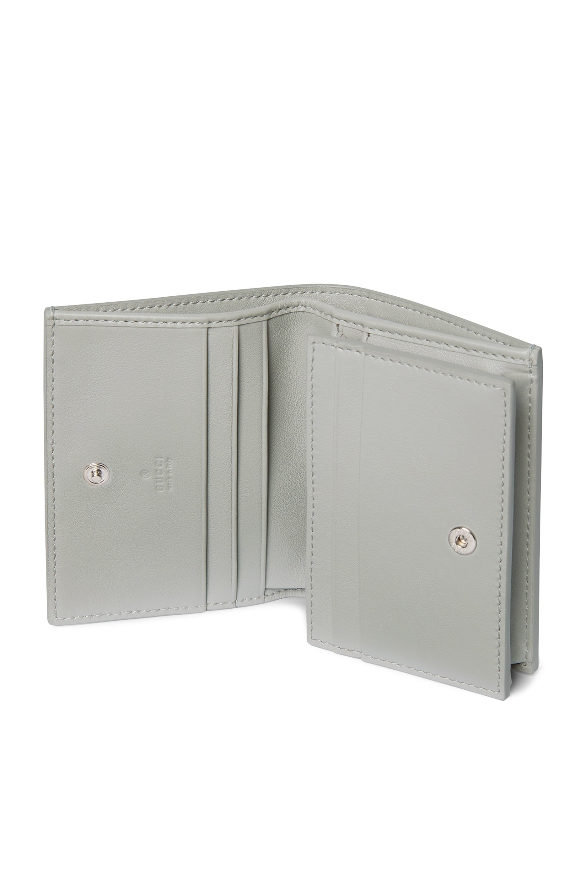 محفظة صغيرة بنقشة حرفي شعار الماركة