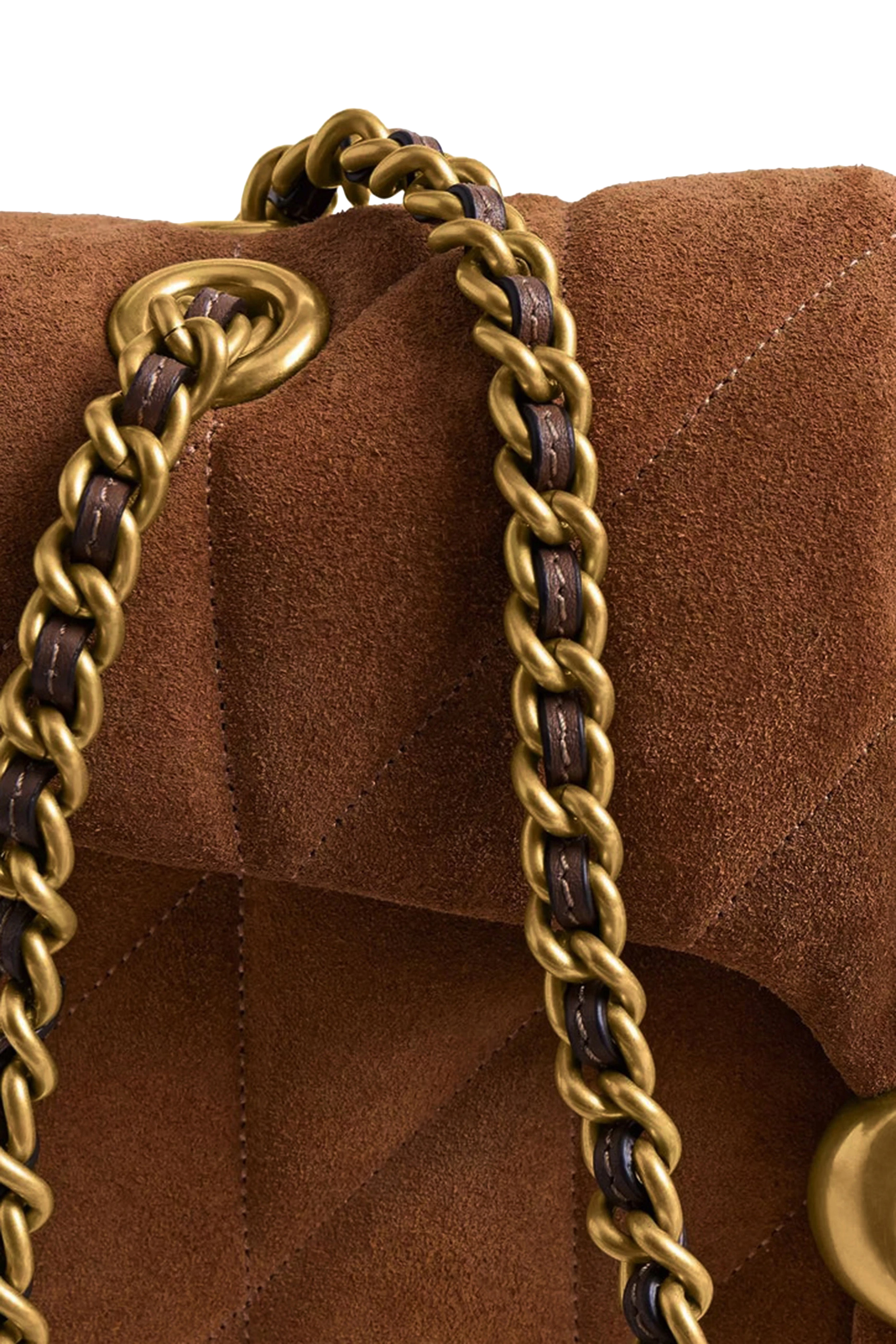 حقيبة كتف تابي 20 بتصميم مبطن