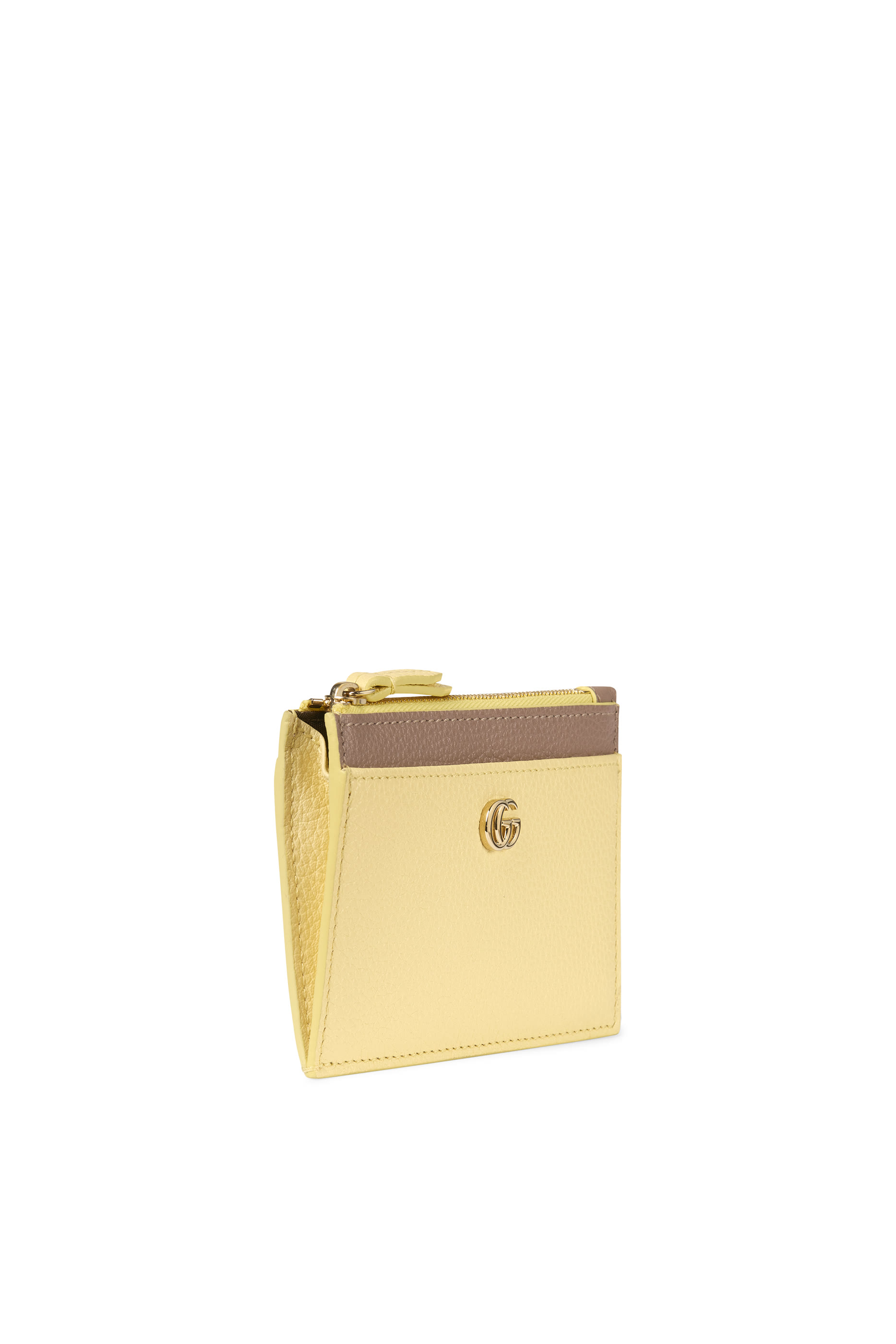 محفظة مارمونت بشعار حرفي الماركة وسحّاب وحلقة مفاتيح ثنائية اللون