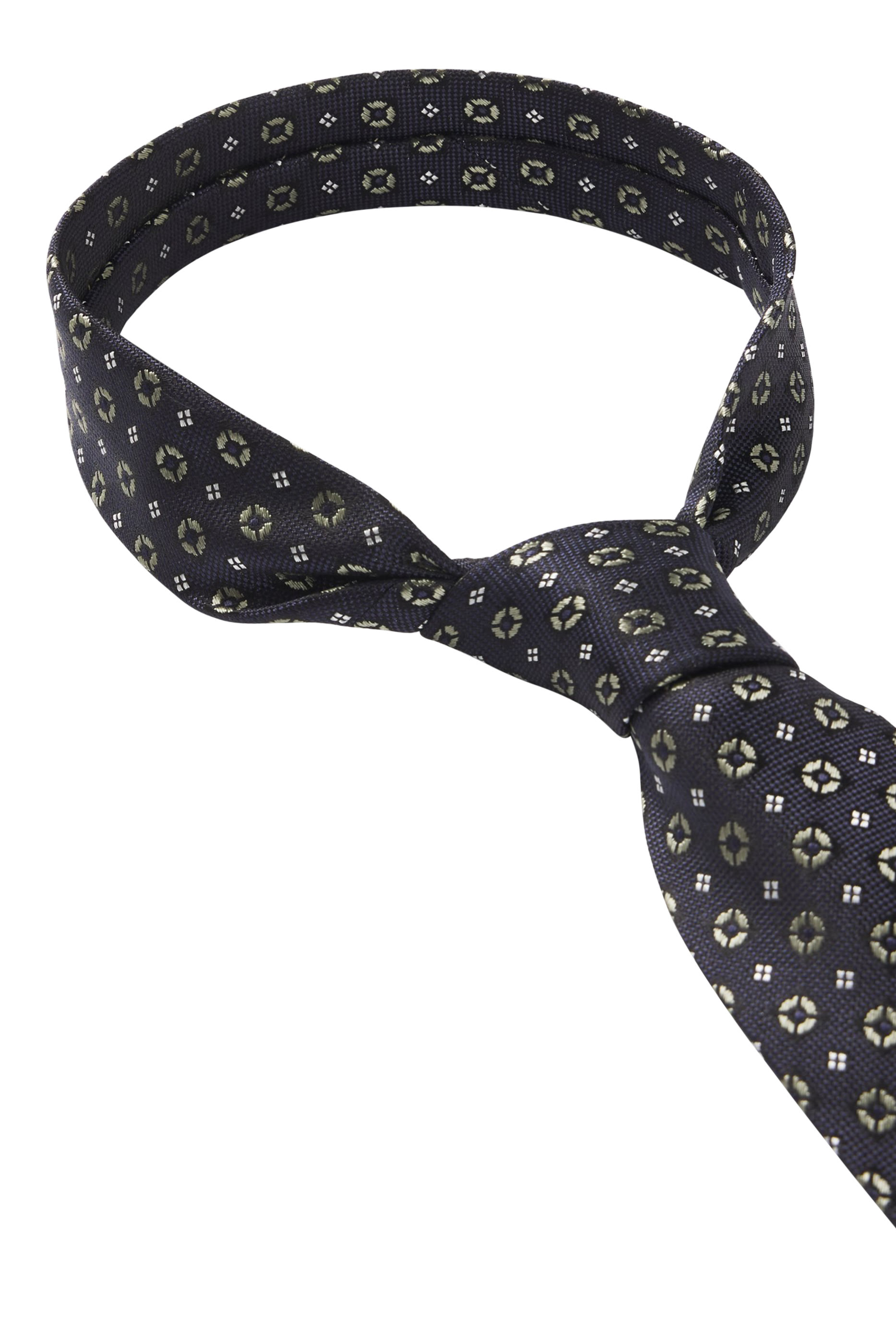 ربطة عنق منقوشة على شكل حرف L