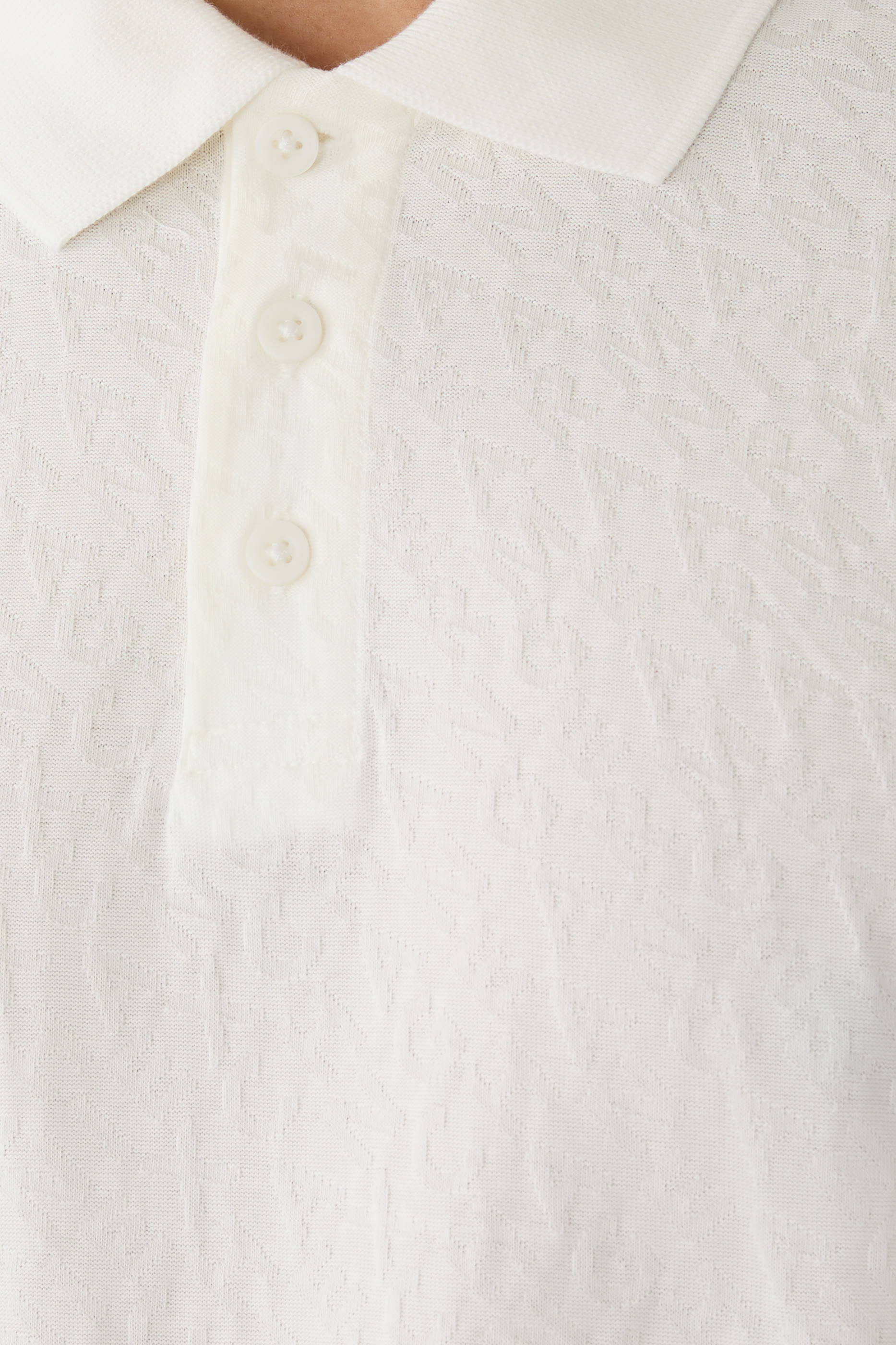 قميص بولو جاكار قطن 