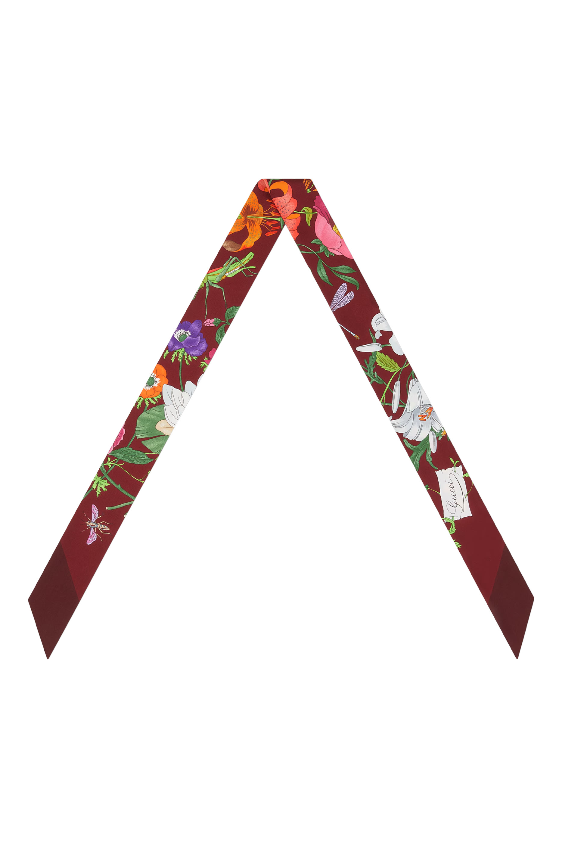 ربطة عنق بنقشة حرير تويل