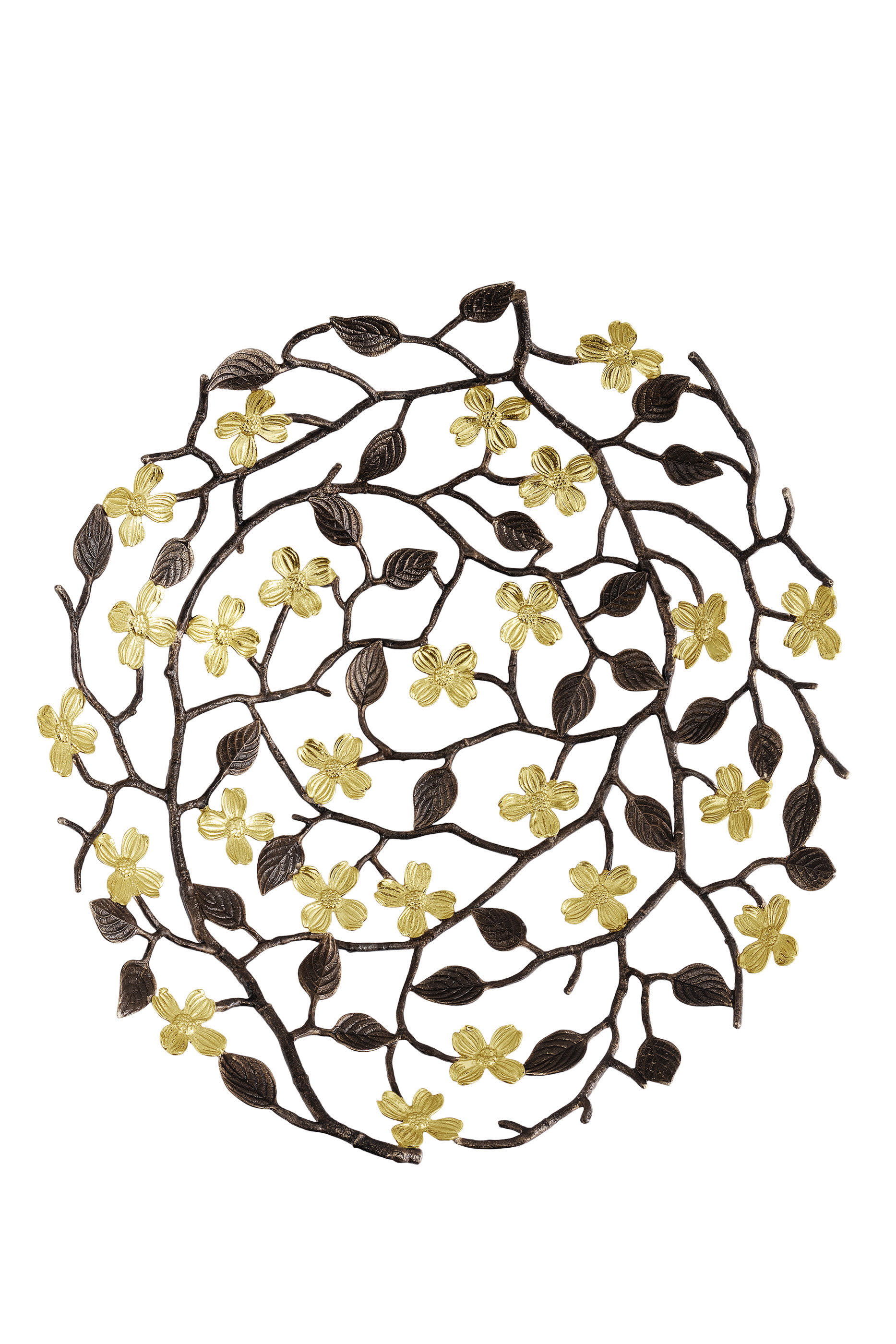 قطعة ديكور بتصميم سلة مزينة بأزهار الدوغوود