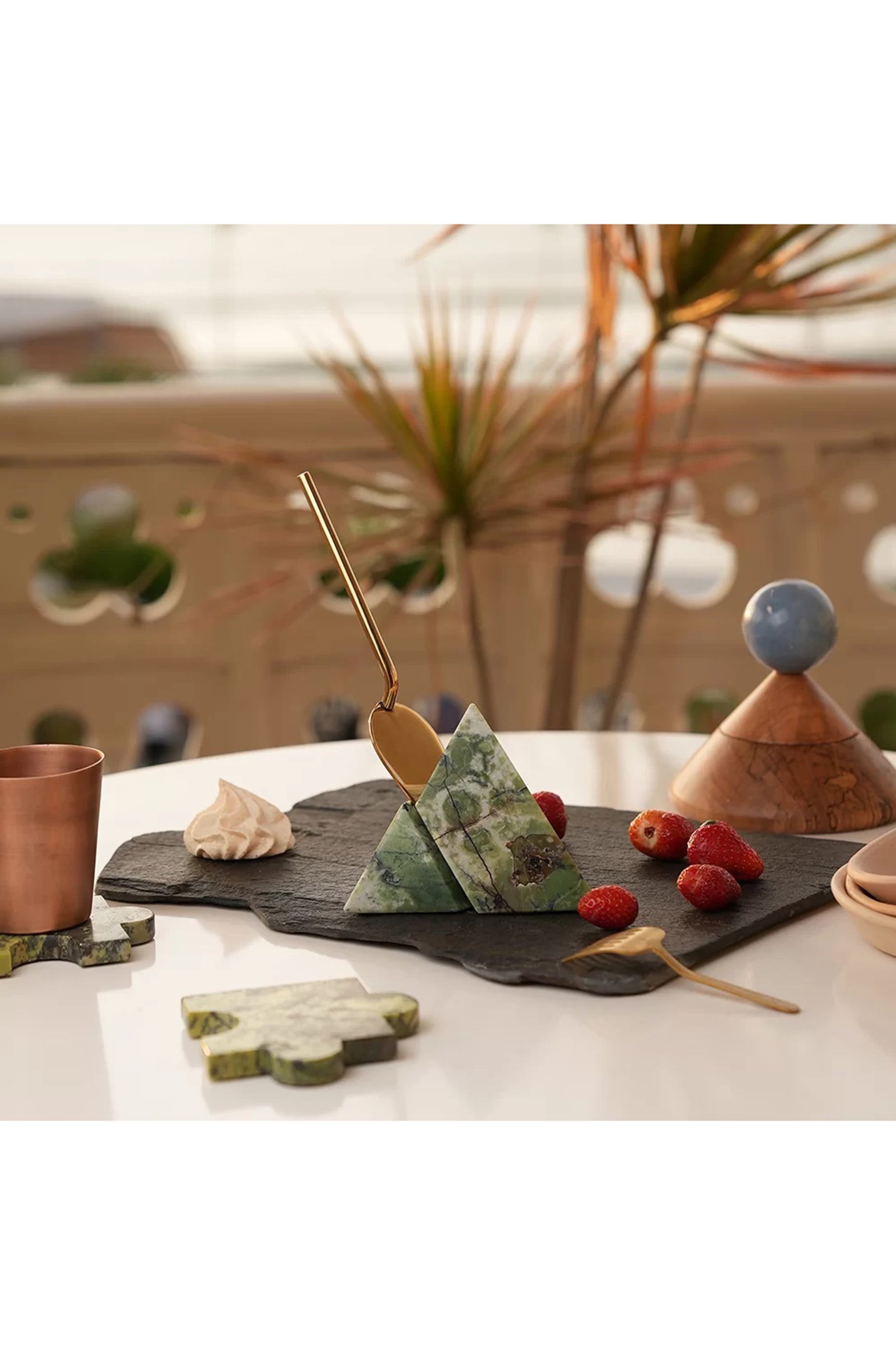 قطعة ديكور مكعب أحجية بتصميم هرم