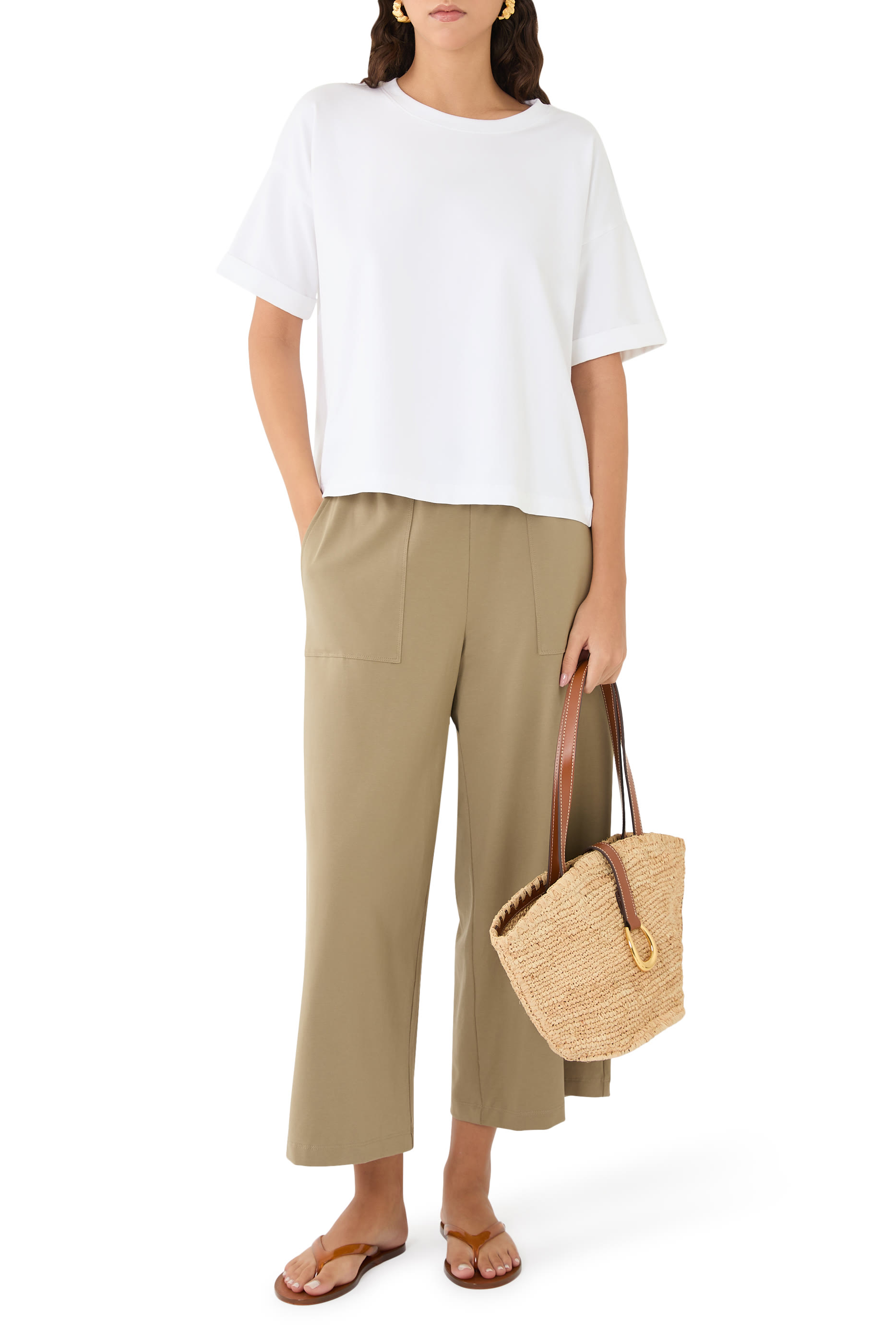 تيشيرت بياقة ضيقة جيرسيه فاخر