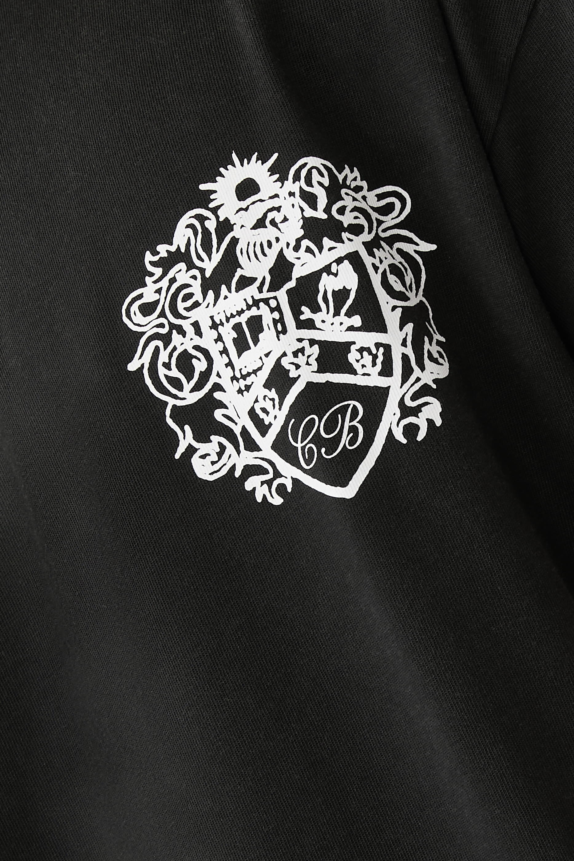 تيشيرت بنقشة شعار الماركة بتصميم جامعي