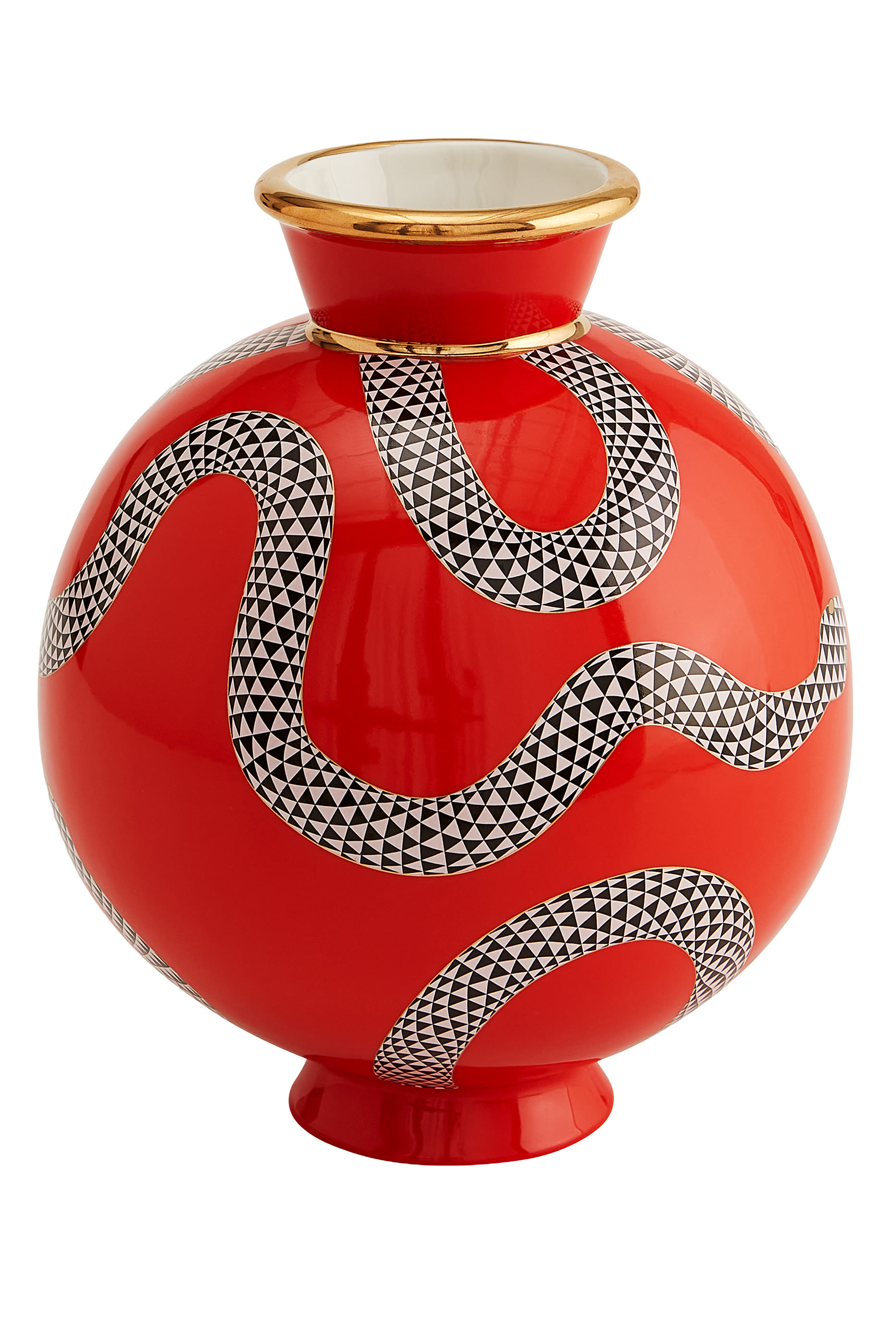 مزهرية إيدن بتصميم دائري