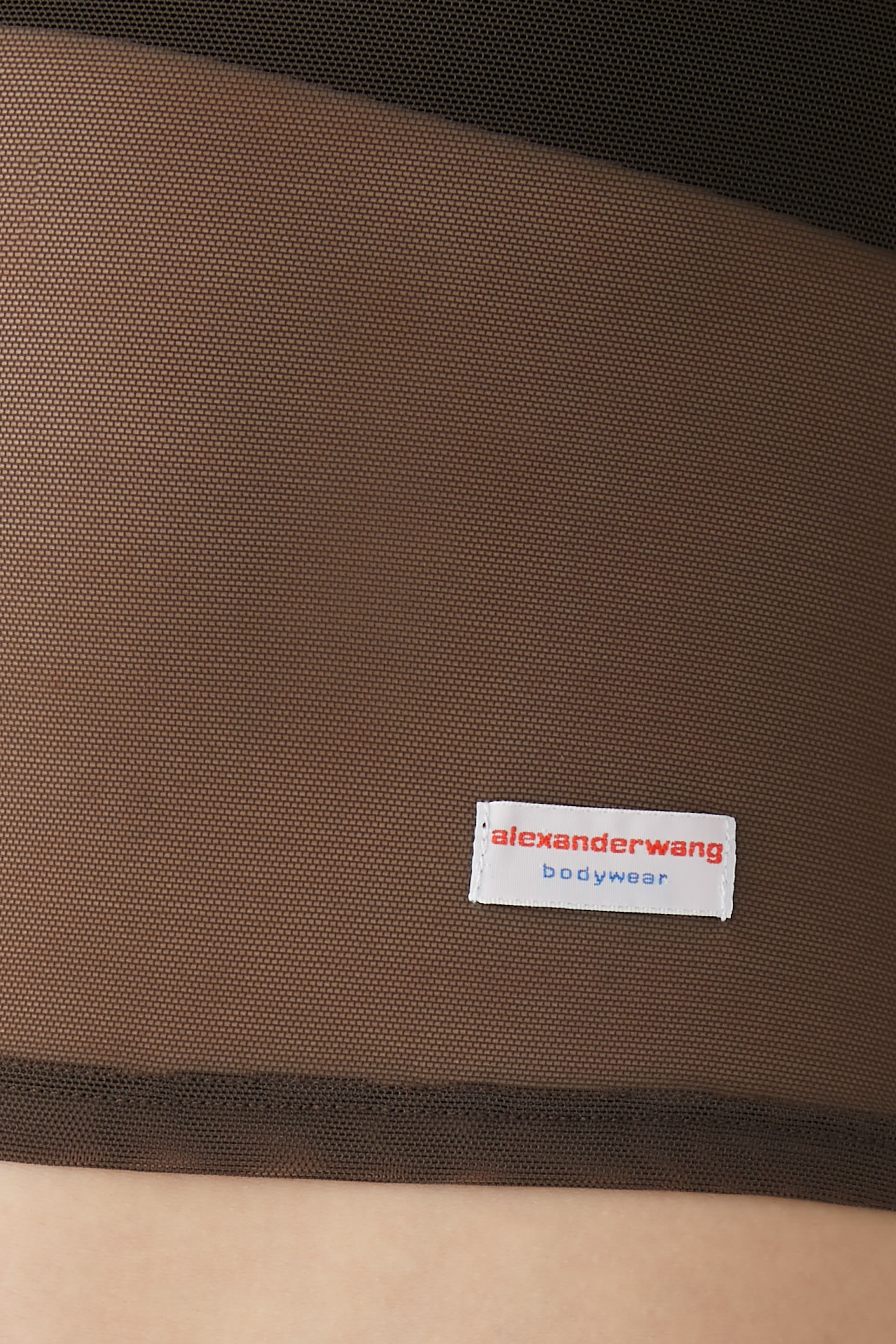 بلوزة بأكمام طويلة قماش شبكي