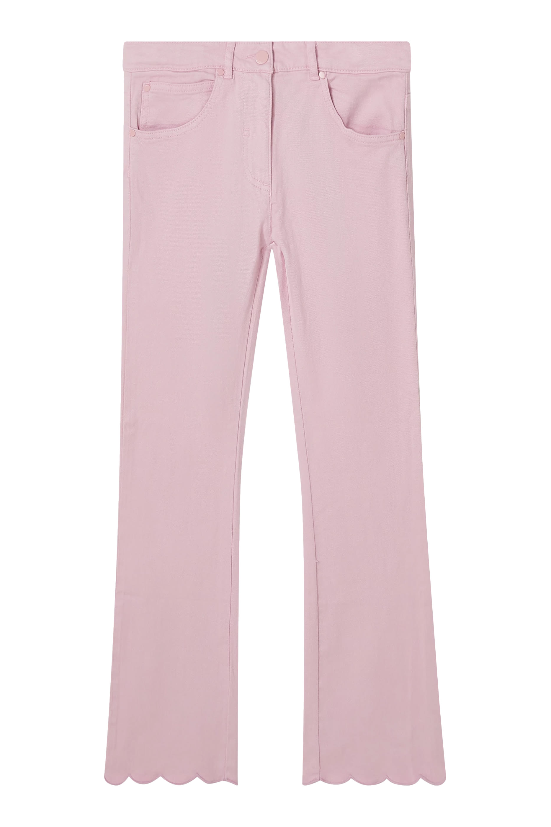 بنطال جينز بحافة صدفية دنيم للأطفال