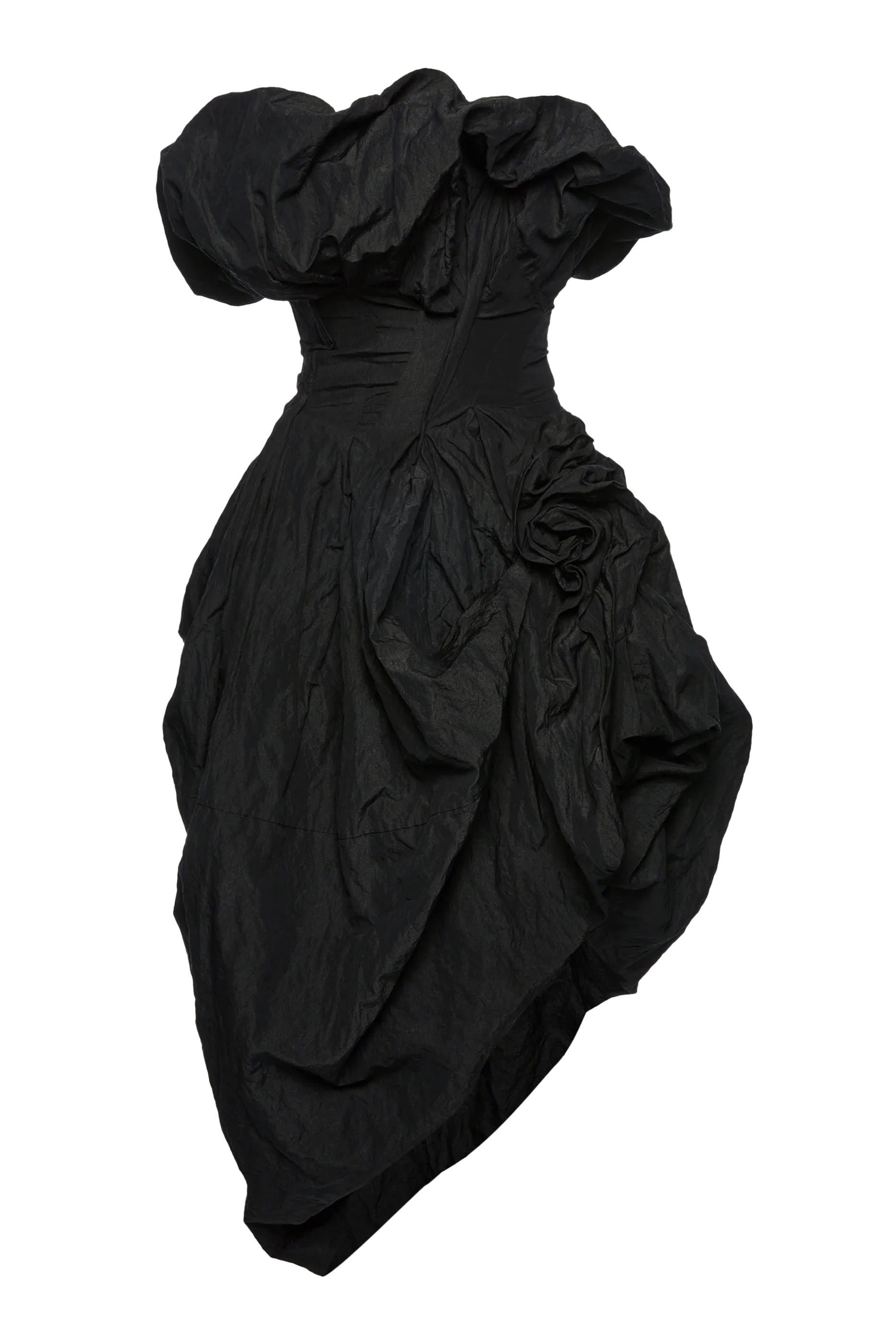 فستان درابيه متوسط الطول بقصة ضيقة