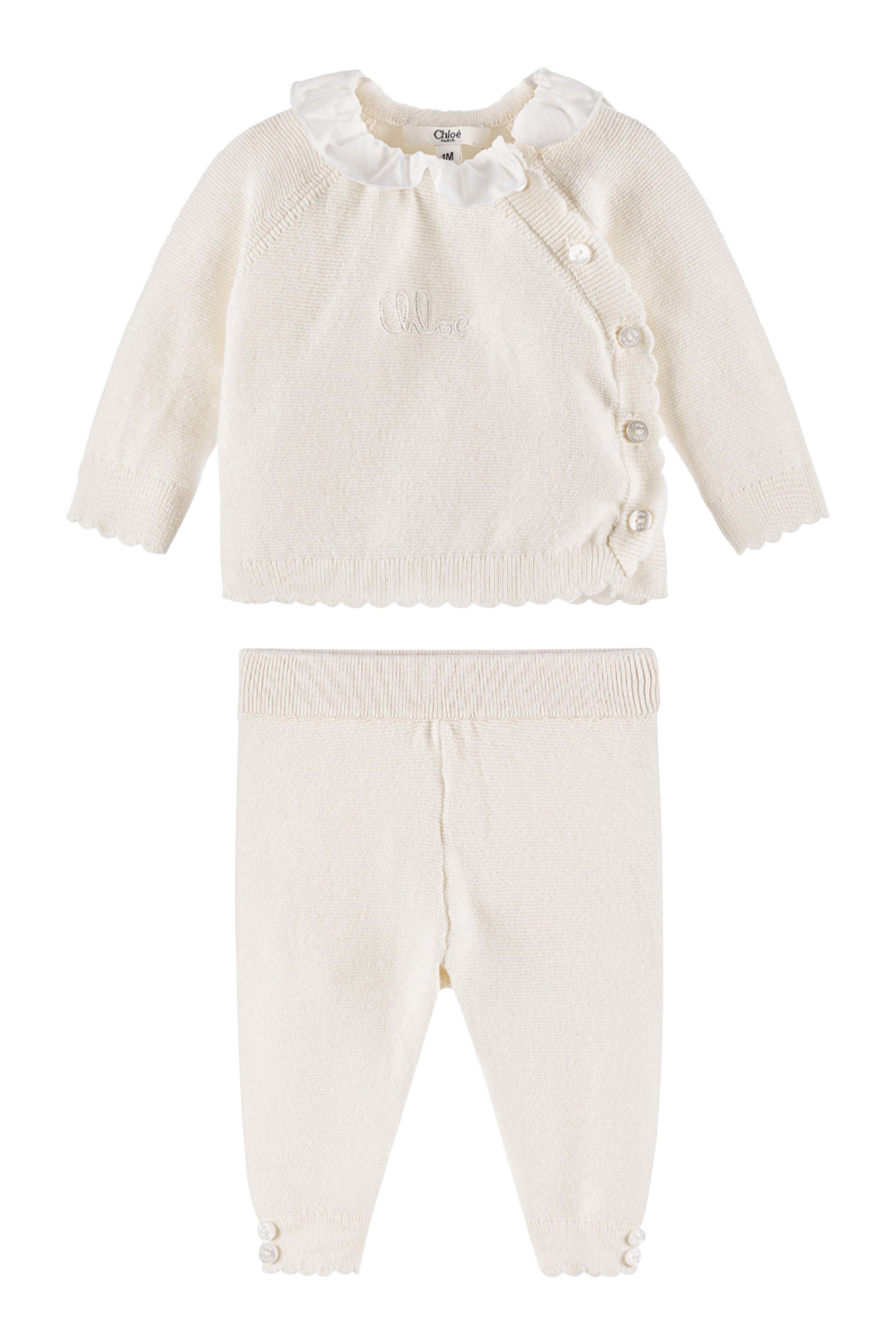 Kids Knitted Sweater and Trousers Set 