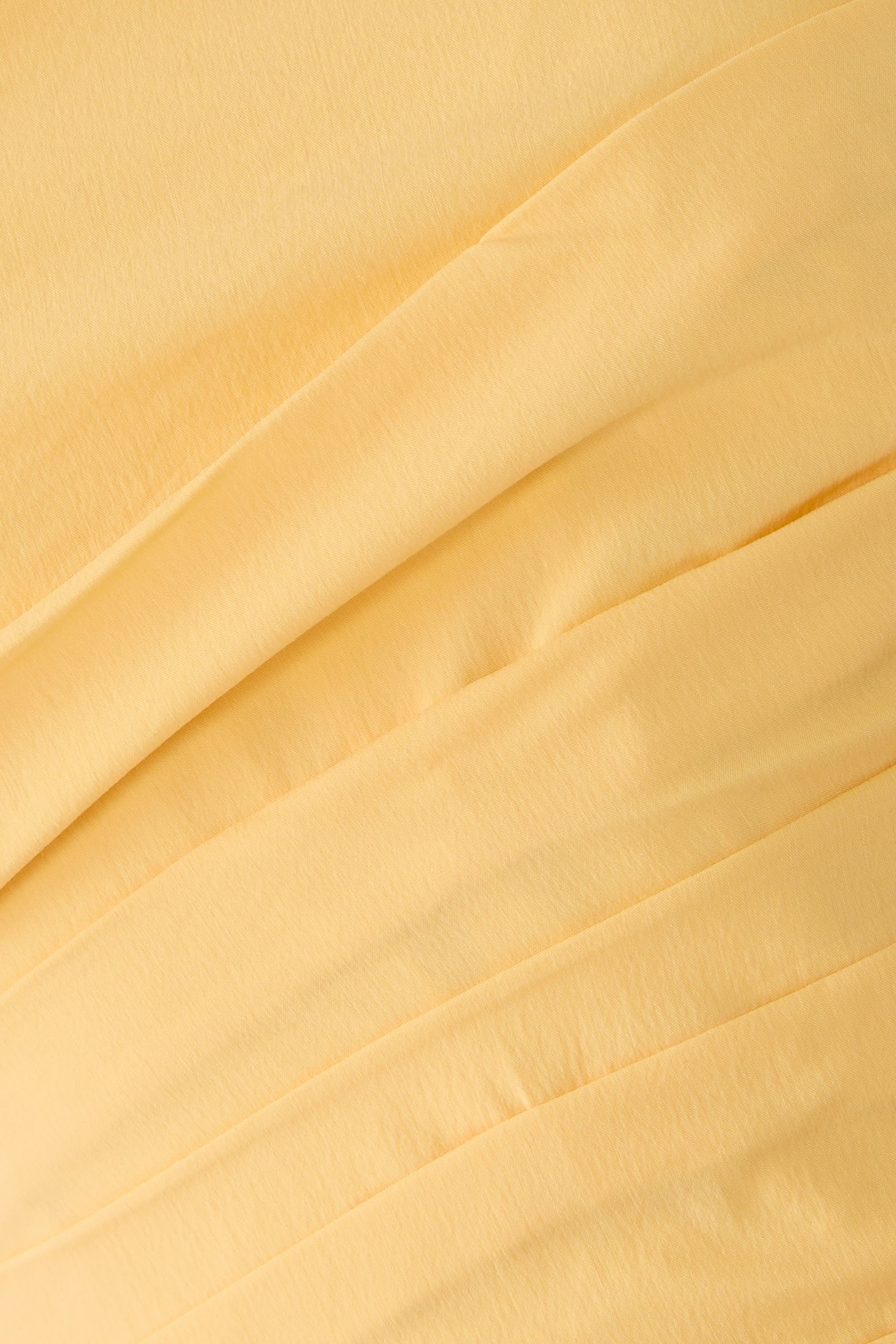 فستان كامبيل درابيه متوسط الطول برباط حول الرقبة