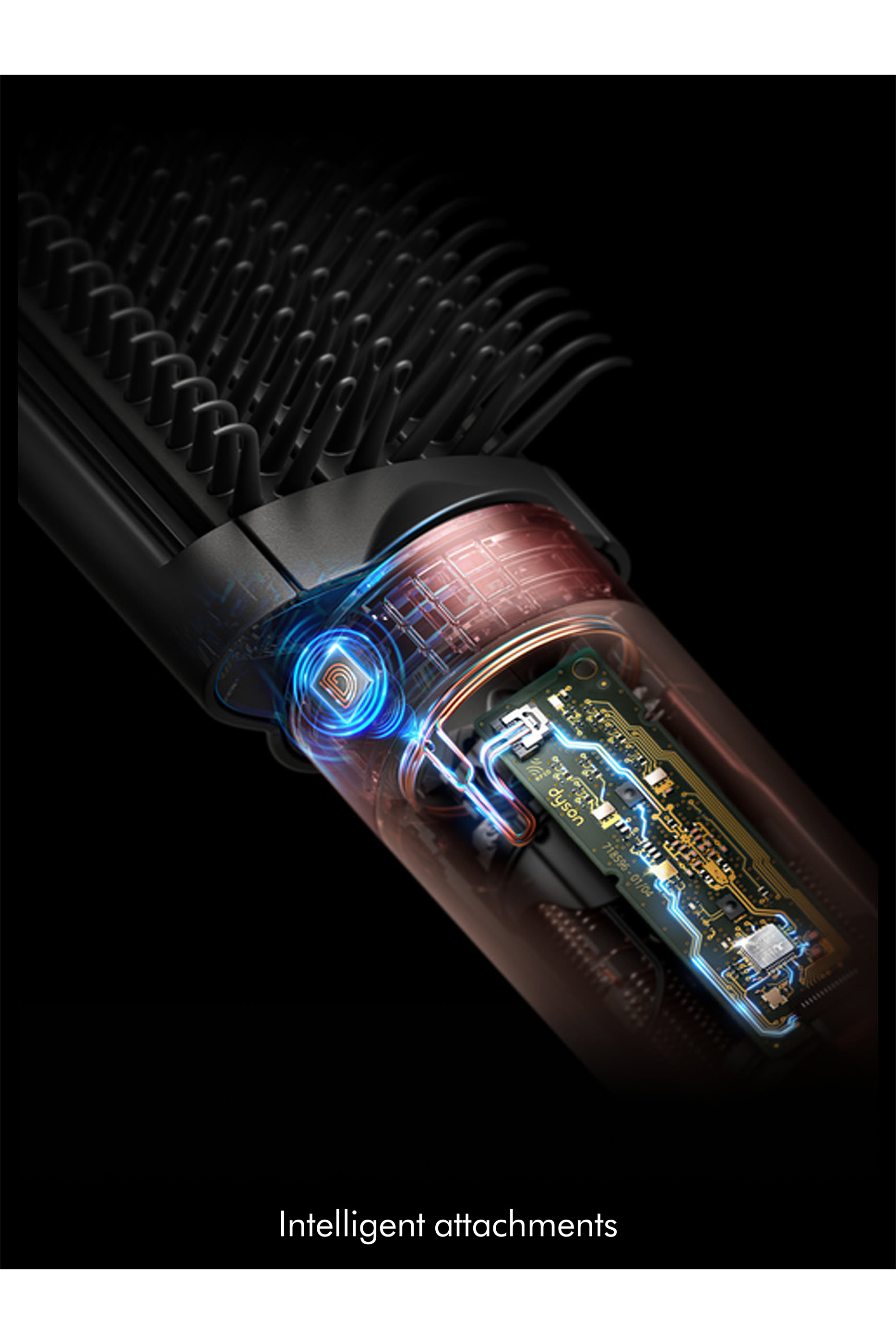 مجفف ومصفف شعر اير راب جديد متعدد الاستخدامات بتقنية كواندا 2x للشعر المستقيم والمموج