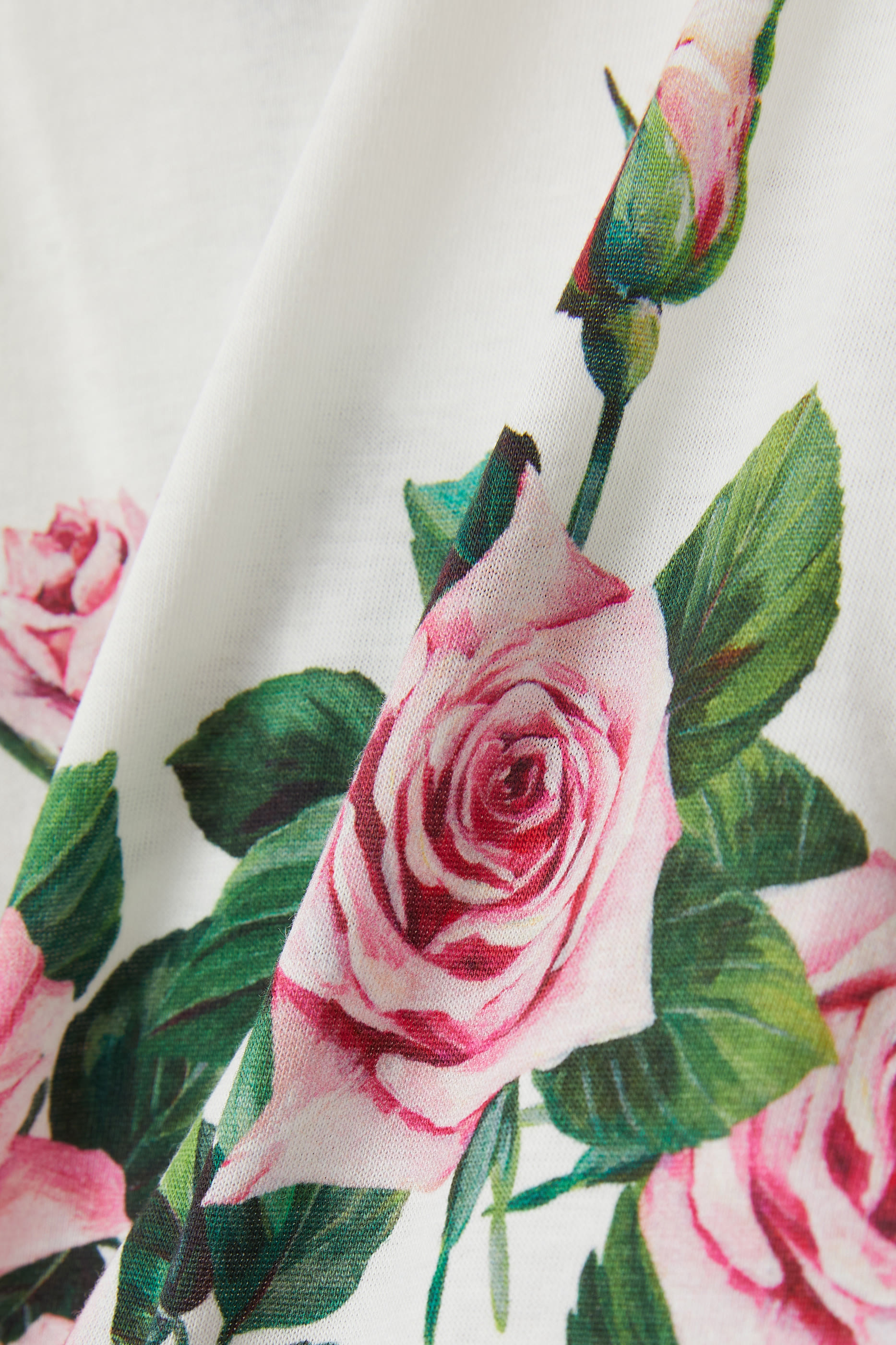 تيشيرت بطبعات ورود جيرسيه للأطفال