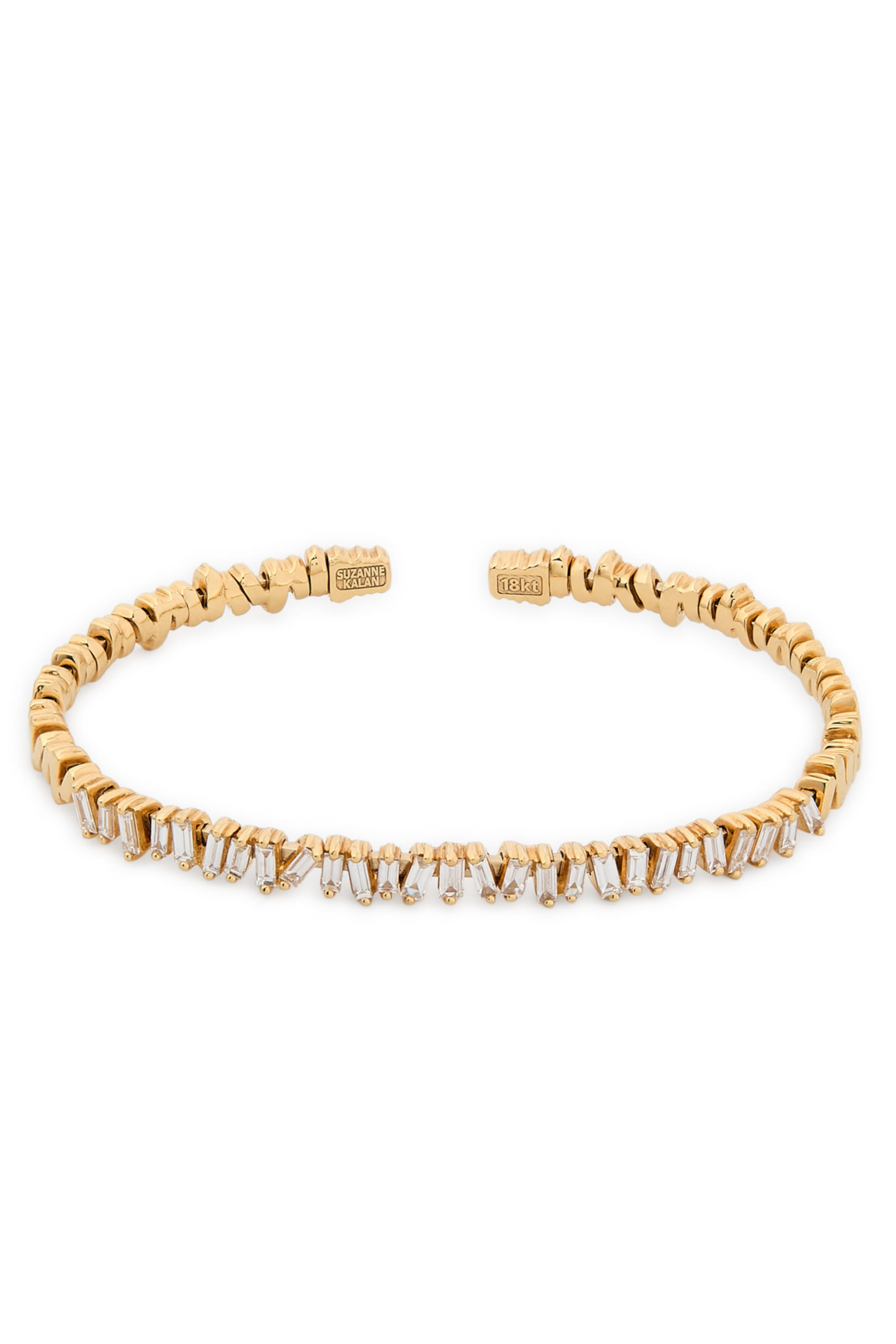 سوار كلاسيك مرصع بالماس، ذهب أصفر عيار 18