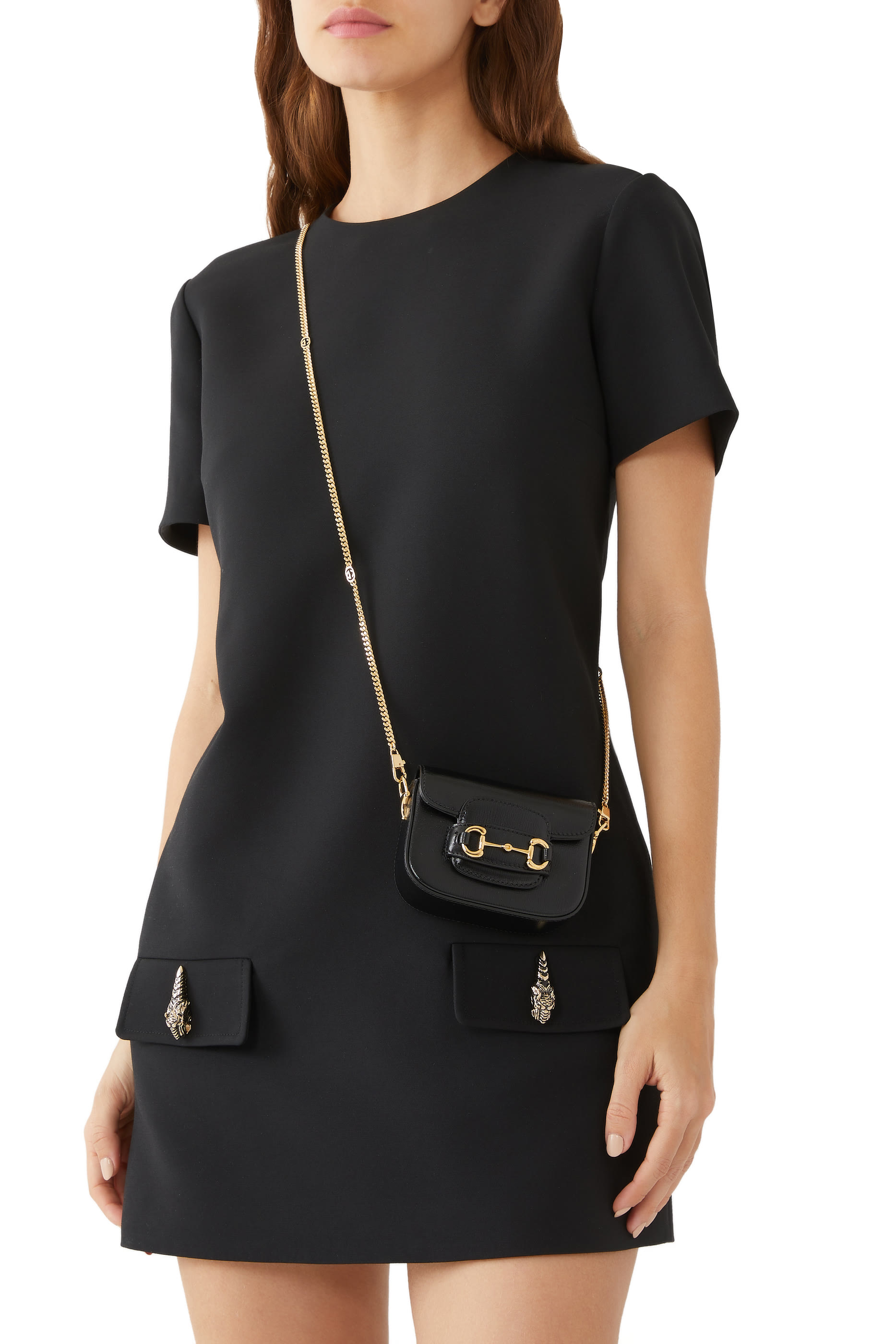 حقيبة صغيرة 1955 بحلية لجام الحصان