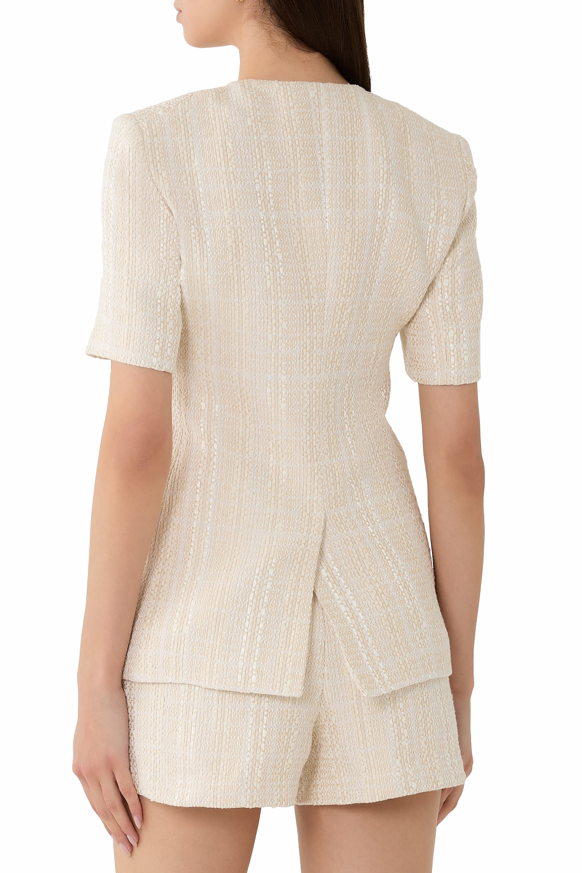 بليزر بودي بلا ياقة