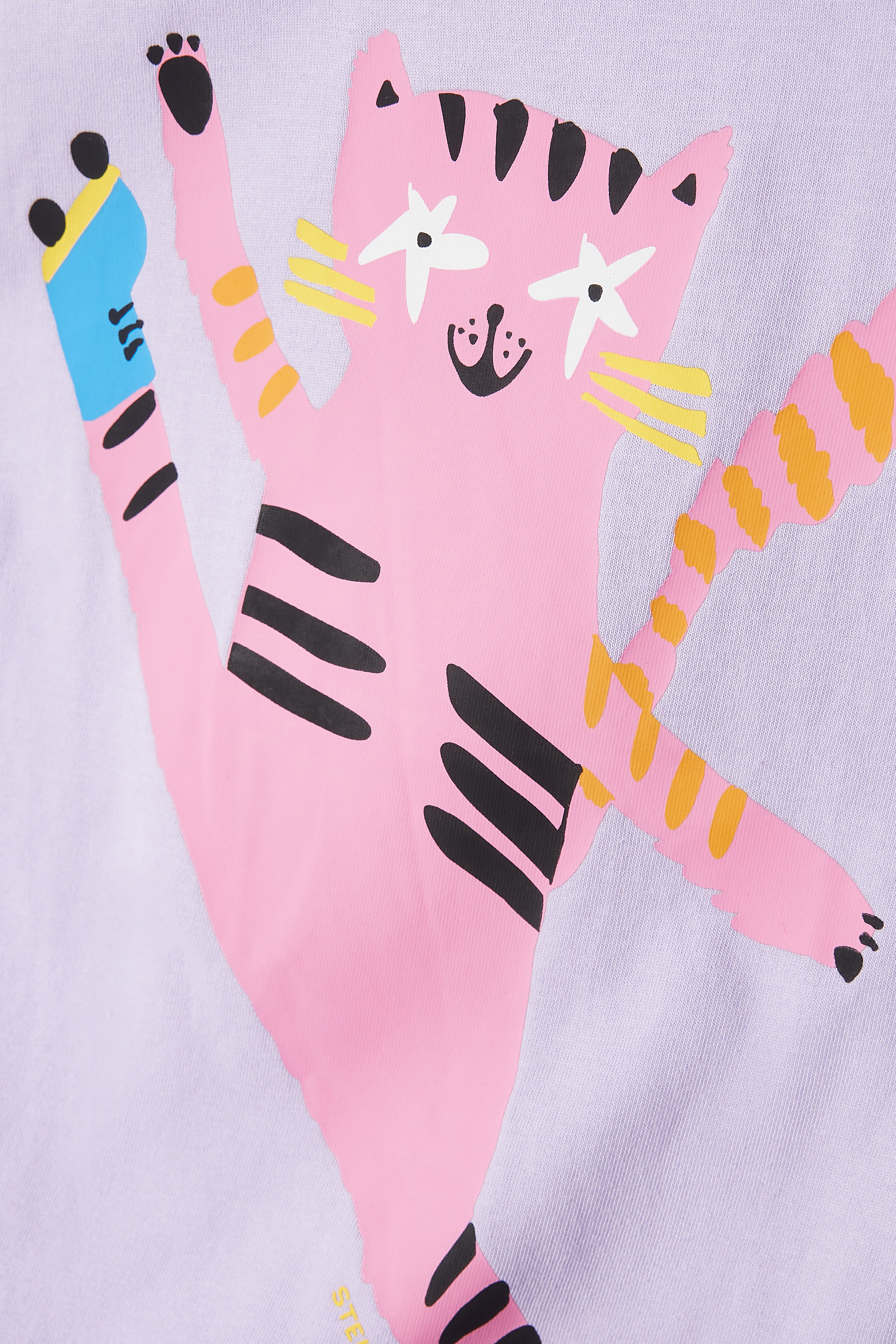 تيشيرت بنقشة متزلج قطن للأطفال