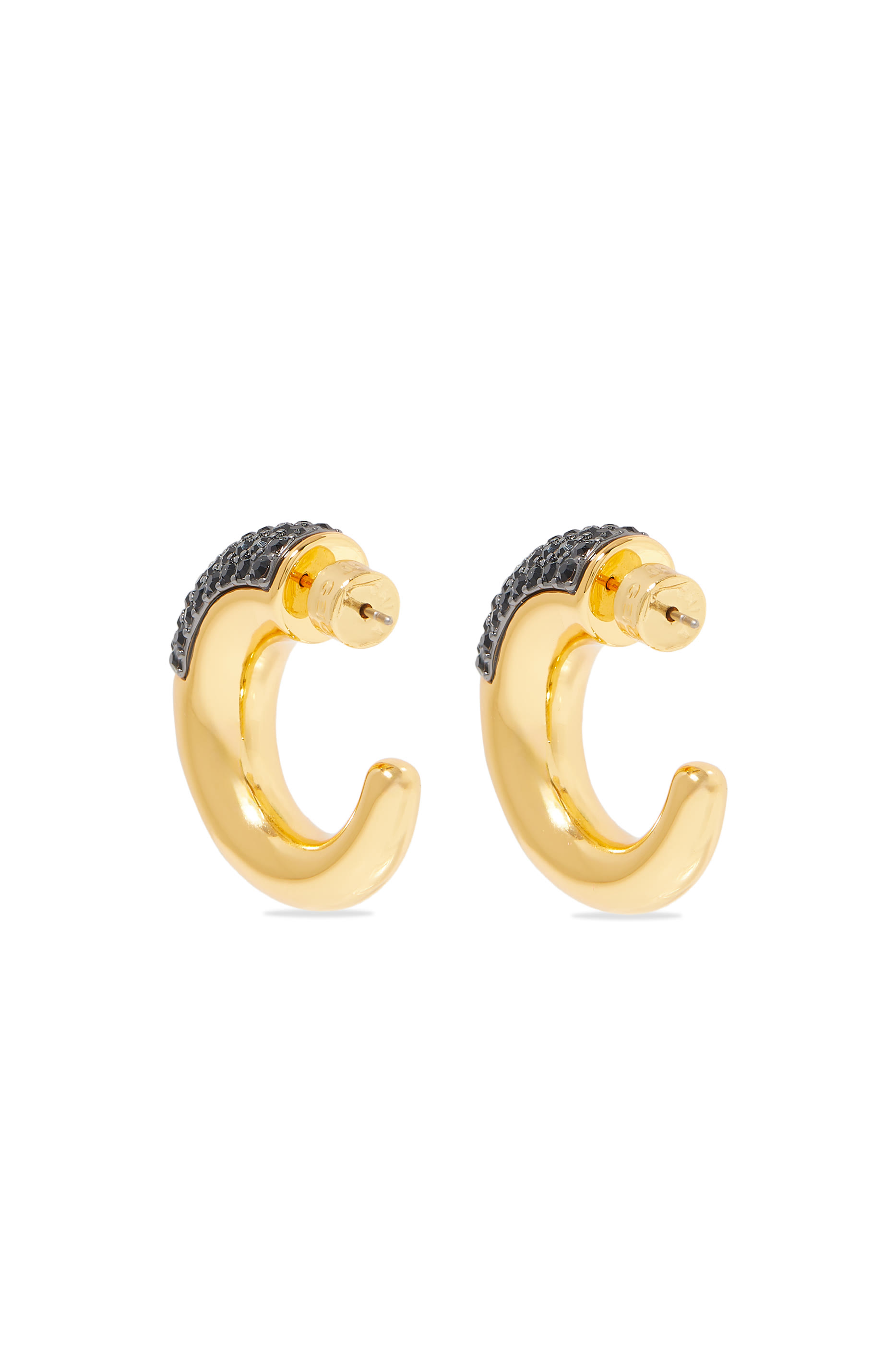 أقراط مستديرة كنسينغتون مرصعة بأحجار