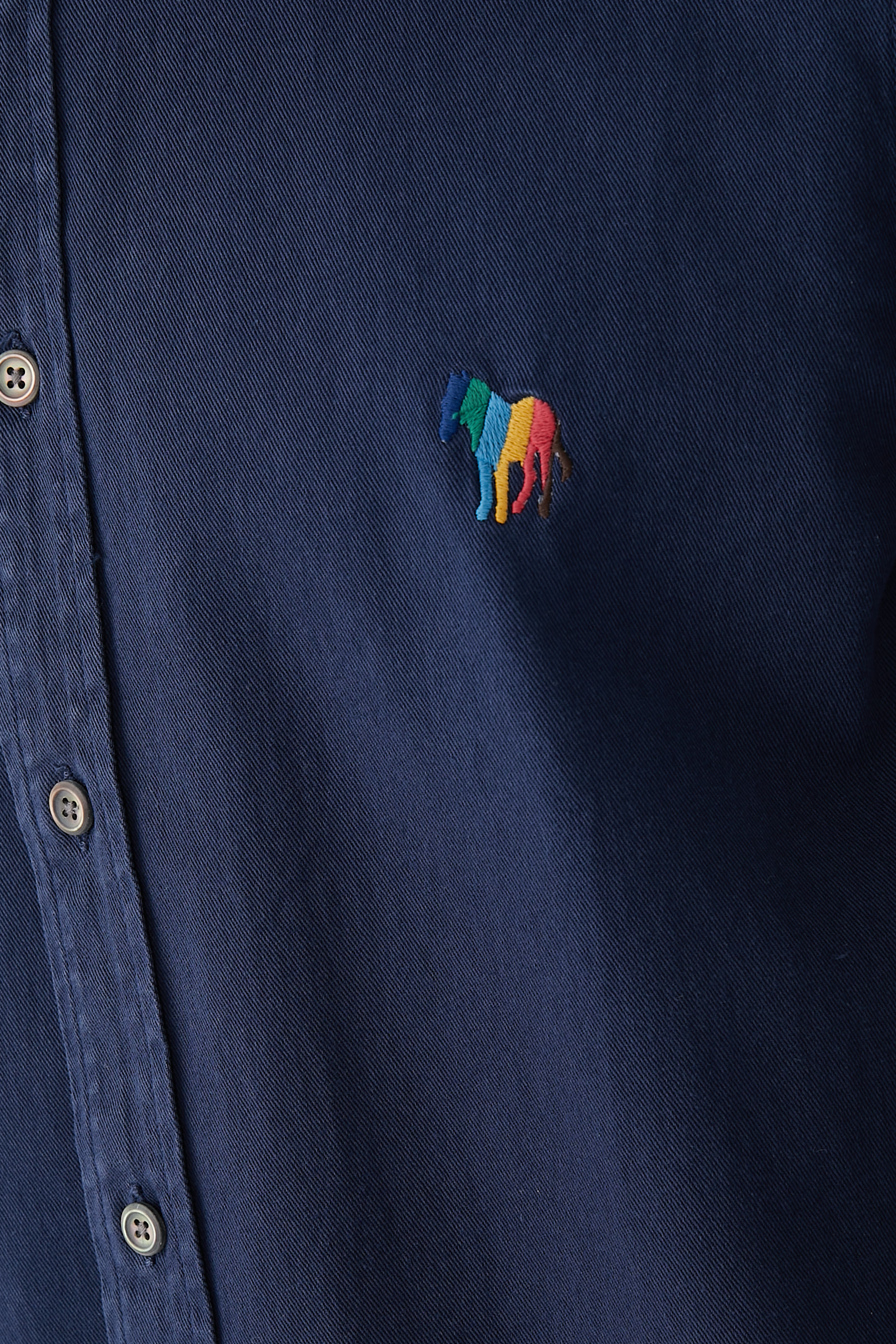 قميص بشارة بنقشة زيبرا