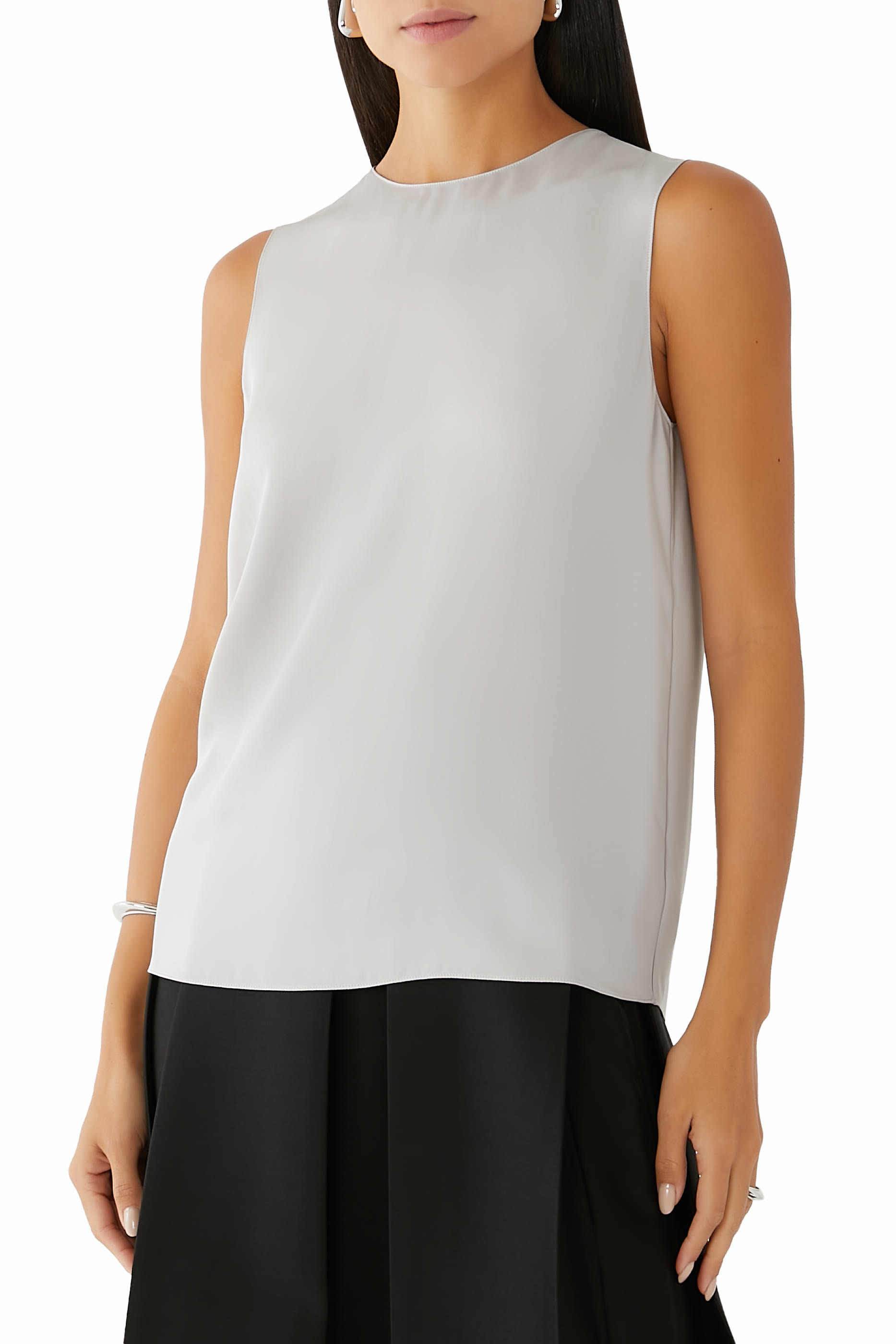 بلوزة شيل حرير جورجيت