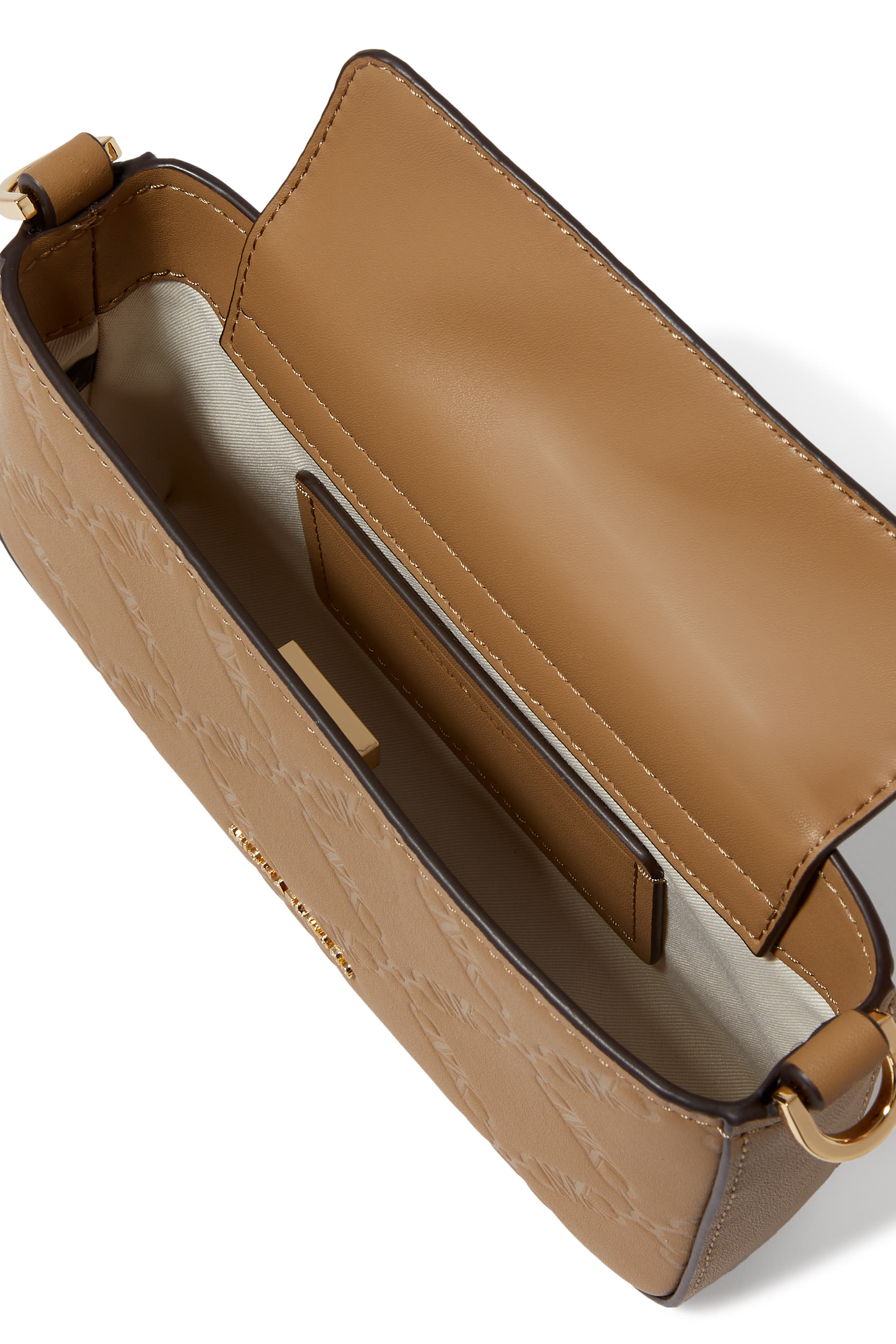 حقيبة كروس جيت سيت متوسطة بشعار الماركة