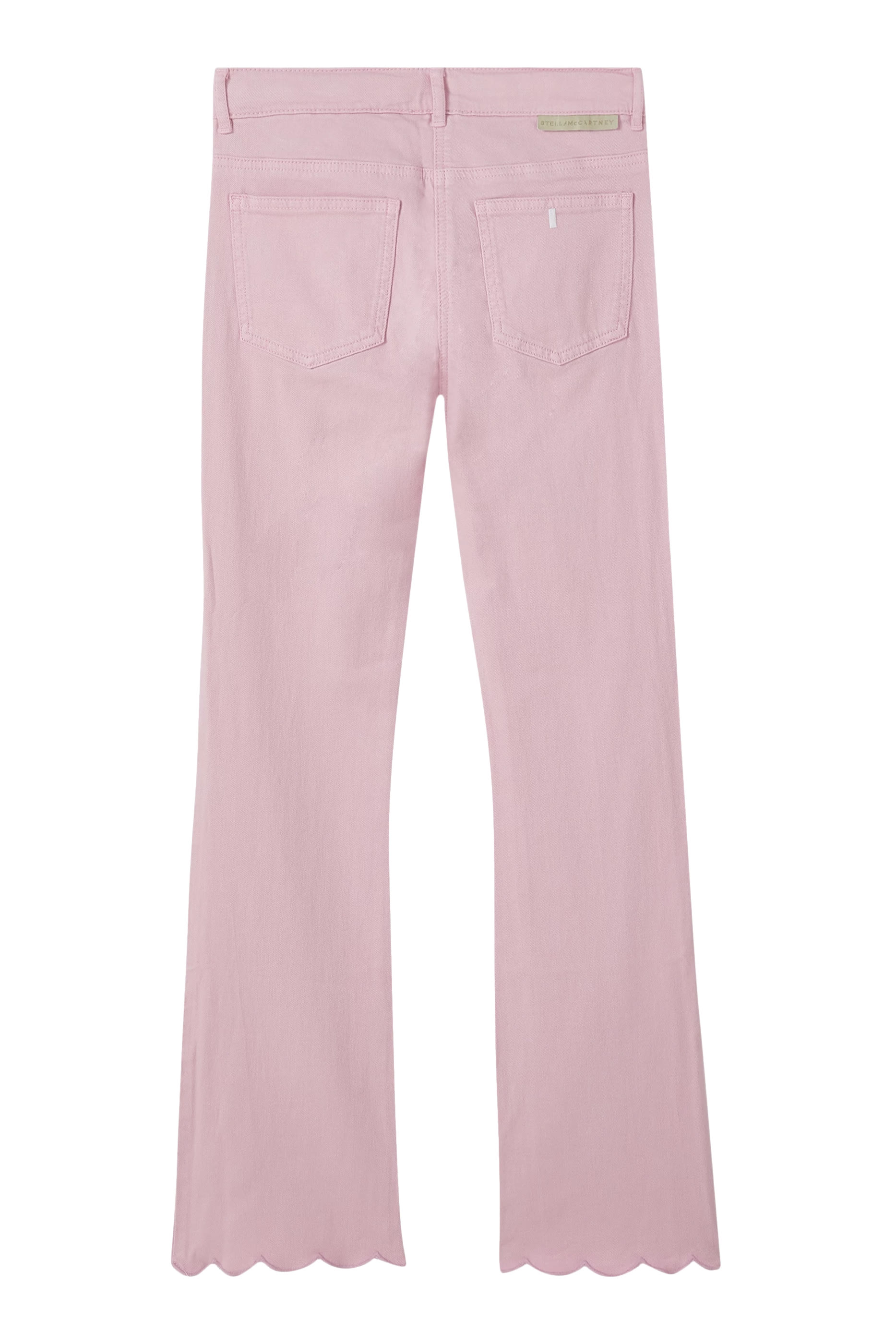 بنطال جينز بحافة صدفية دنيم للأطفال