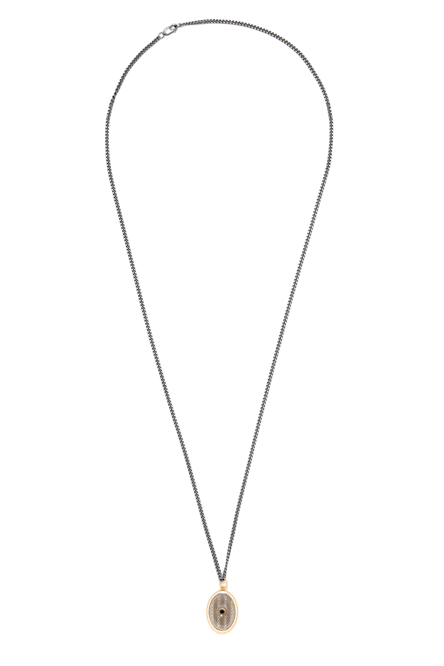 قلادة أرجيل مرصعة بالماس الأسود