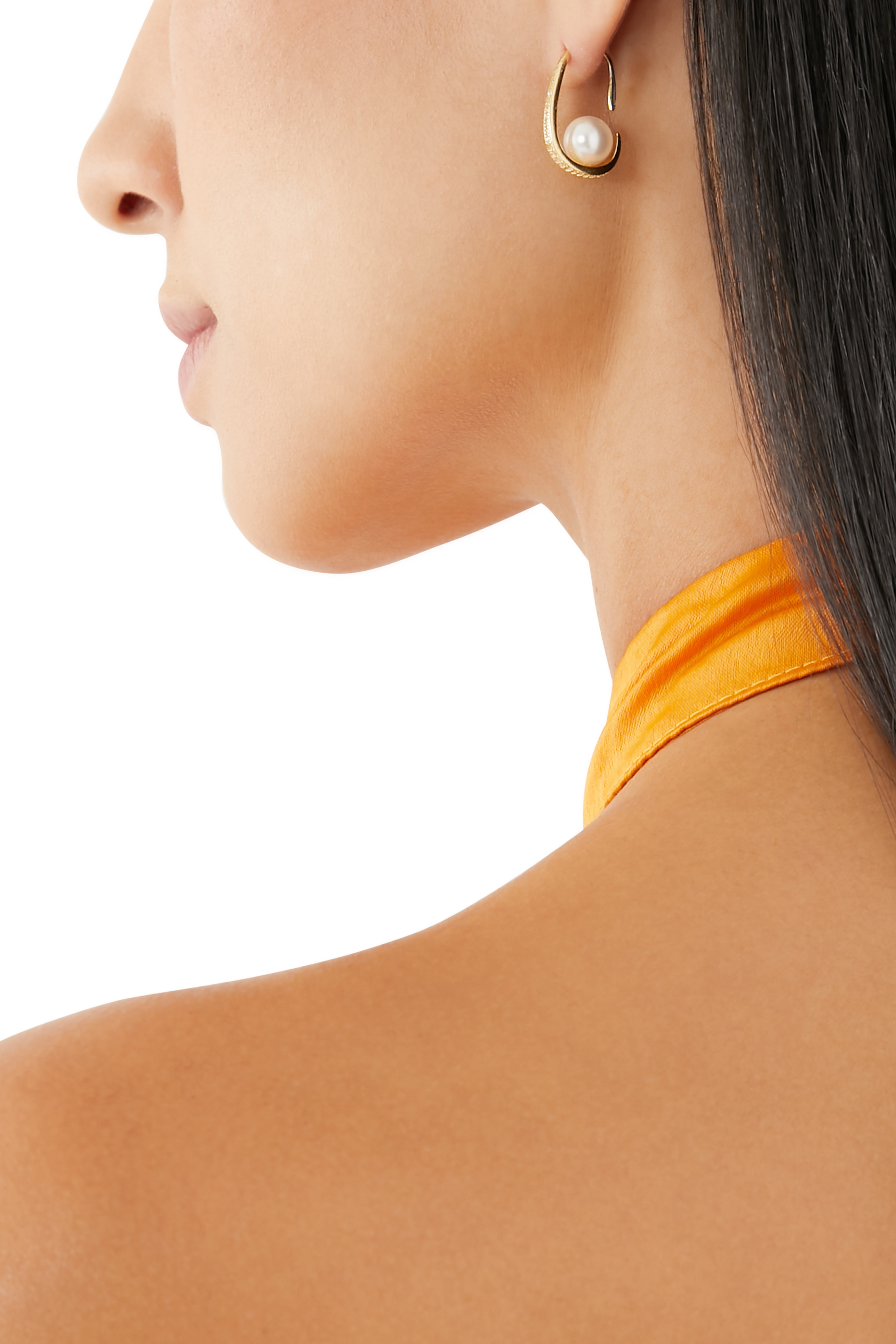 أقراط ميشيل باللؤلؤ، طلاء ذهب عيار 14