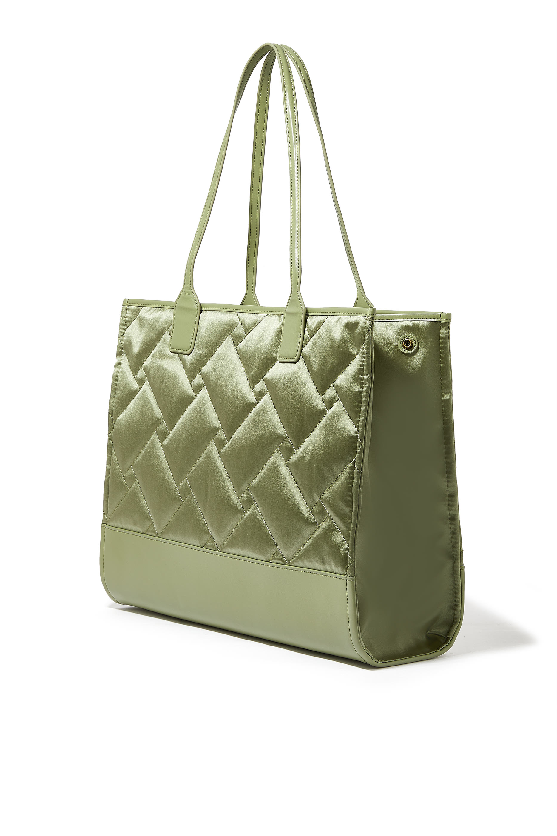 حقيبة يد بتصميم مربع نايلون معاد تدويره