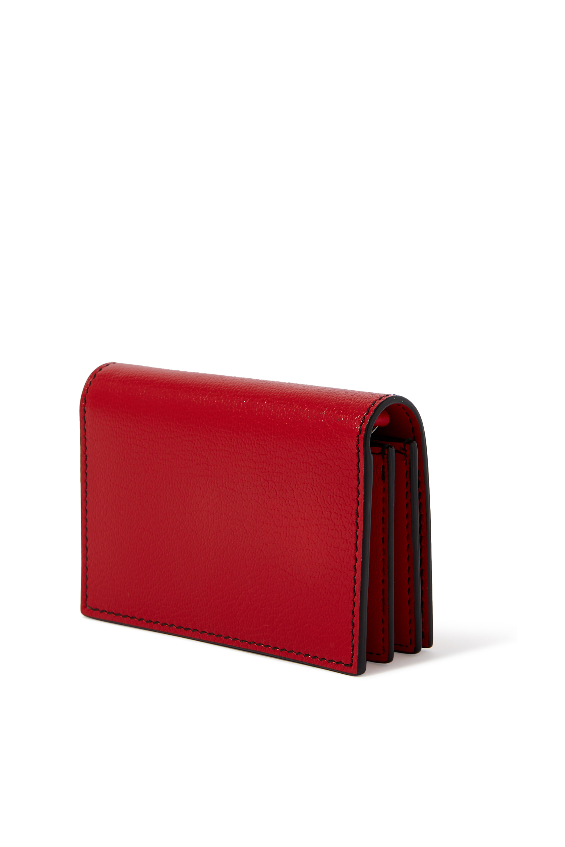 محفظة بسلسلة وحلية جمجمة