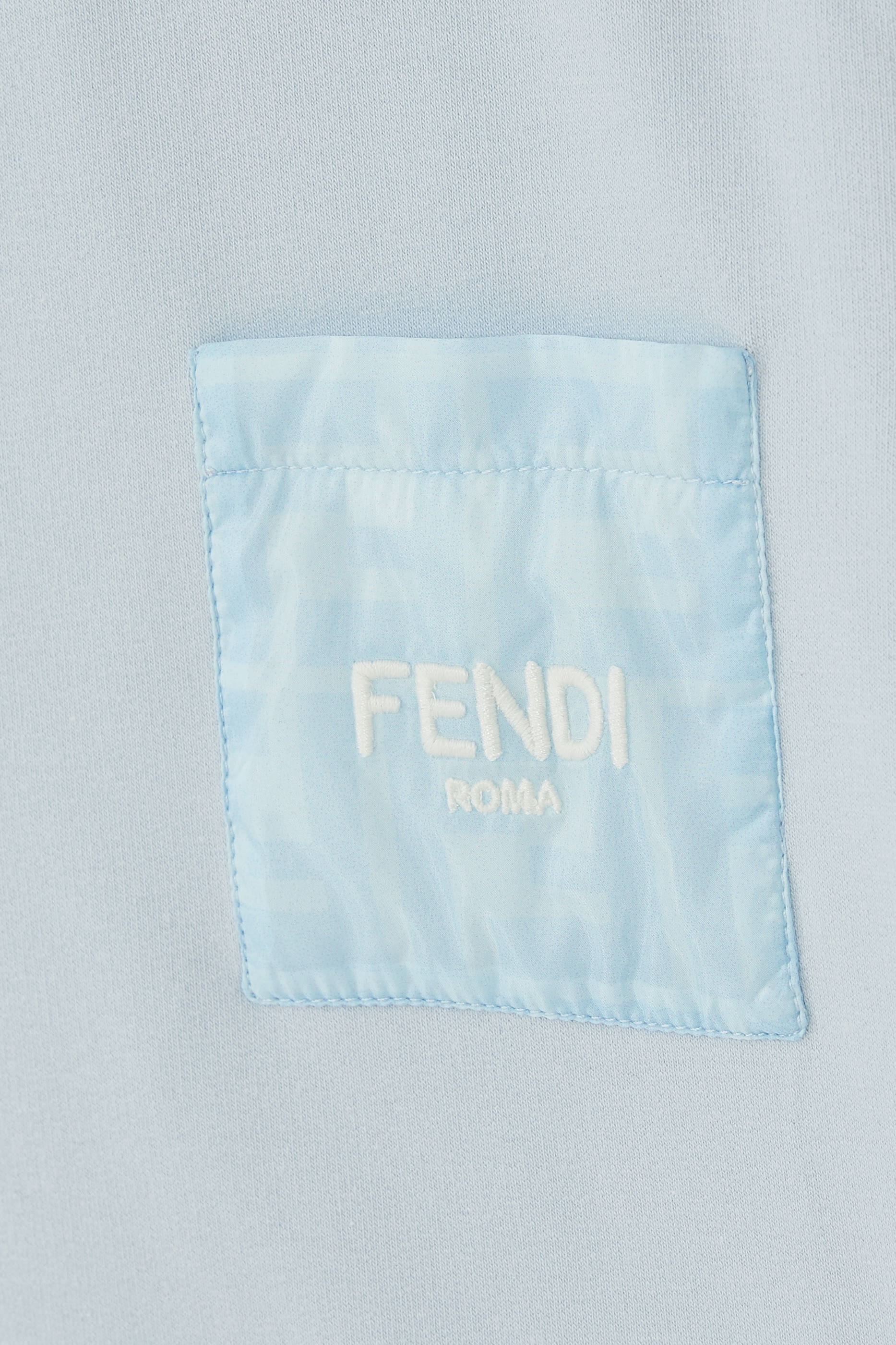 سويت شيرت للأطفال بجيب مزين بشعار الماركة