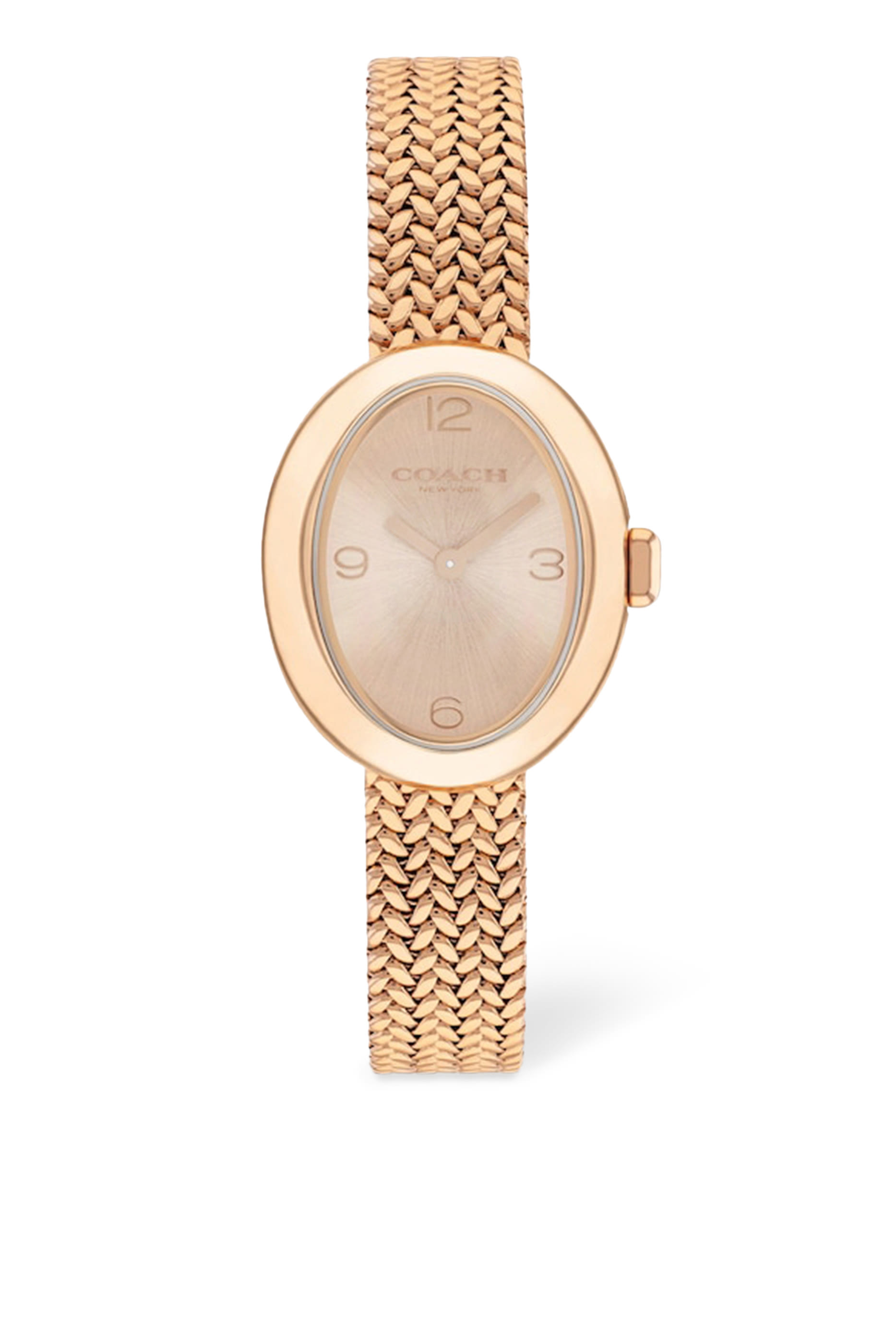 ساعة سامي بسوار شبكي ستانلس ستيل