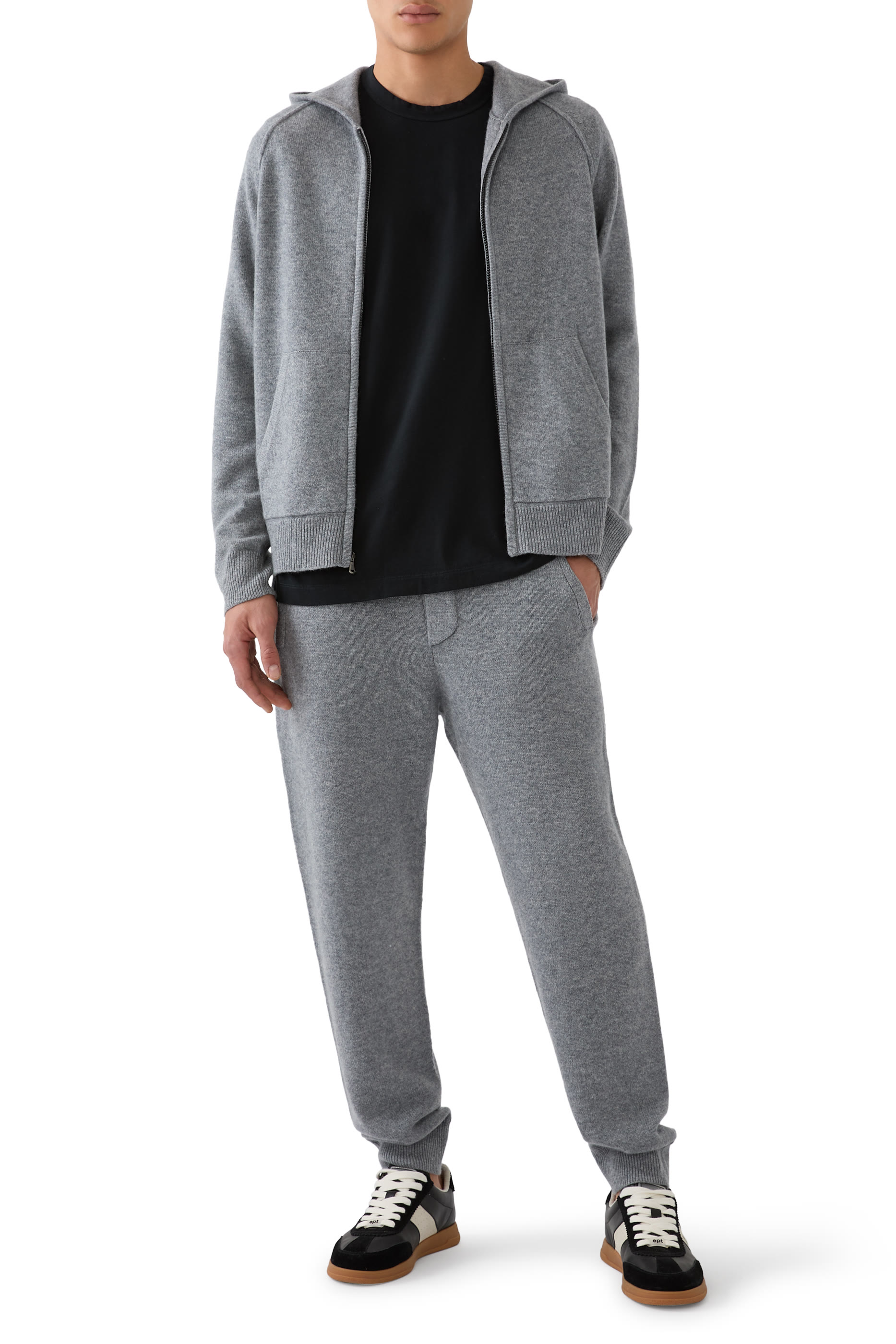 تيشيرت بياقة ضيقة جيرسيه فاخر ثقيل