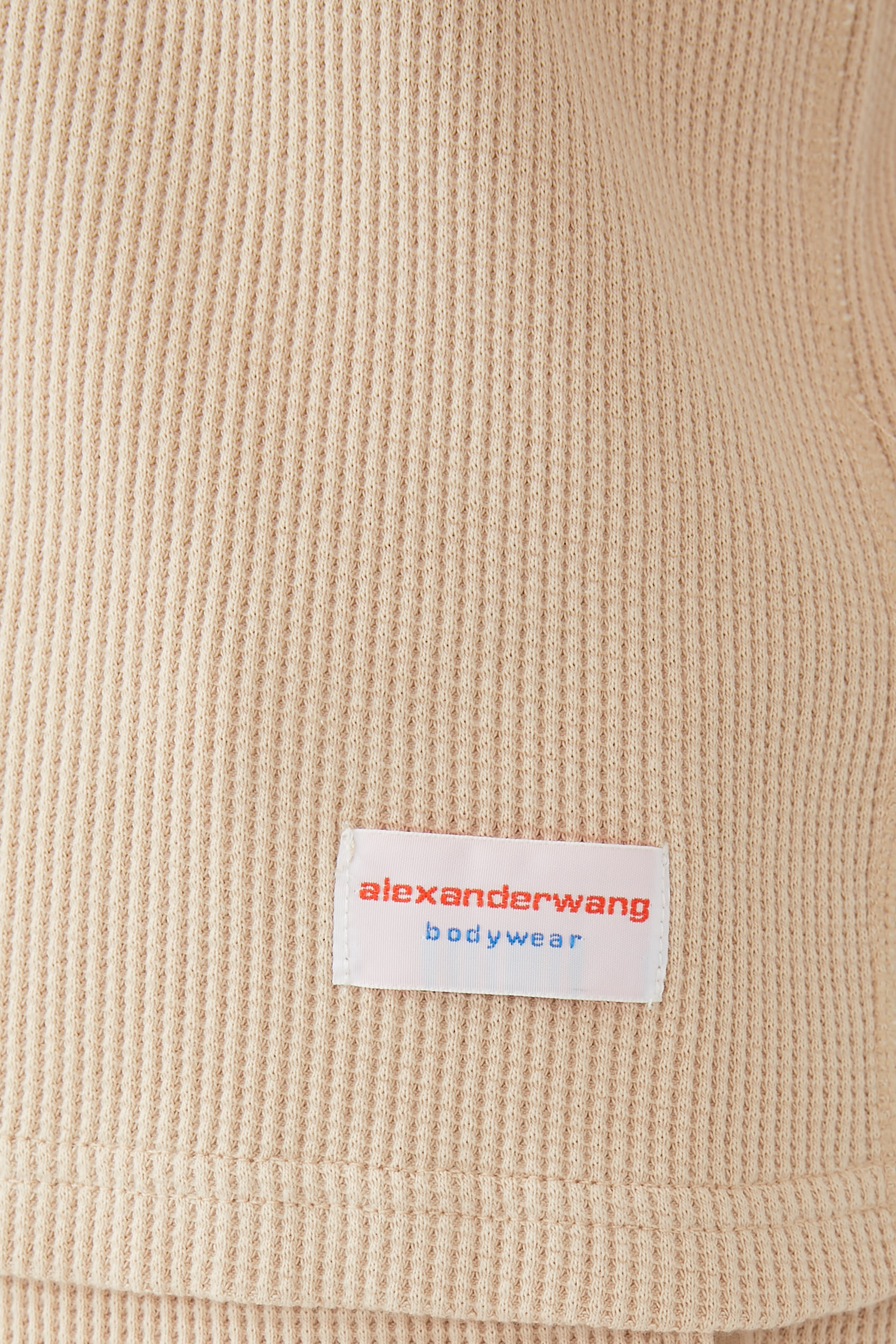 سويت شيرت بياقة ضيقة نسيج متشابك