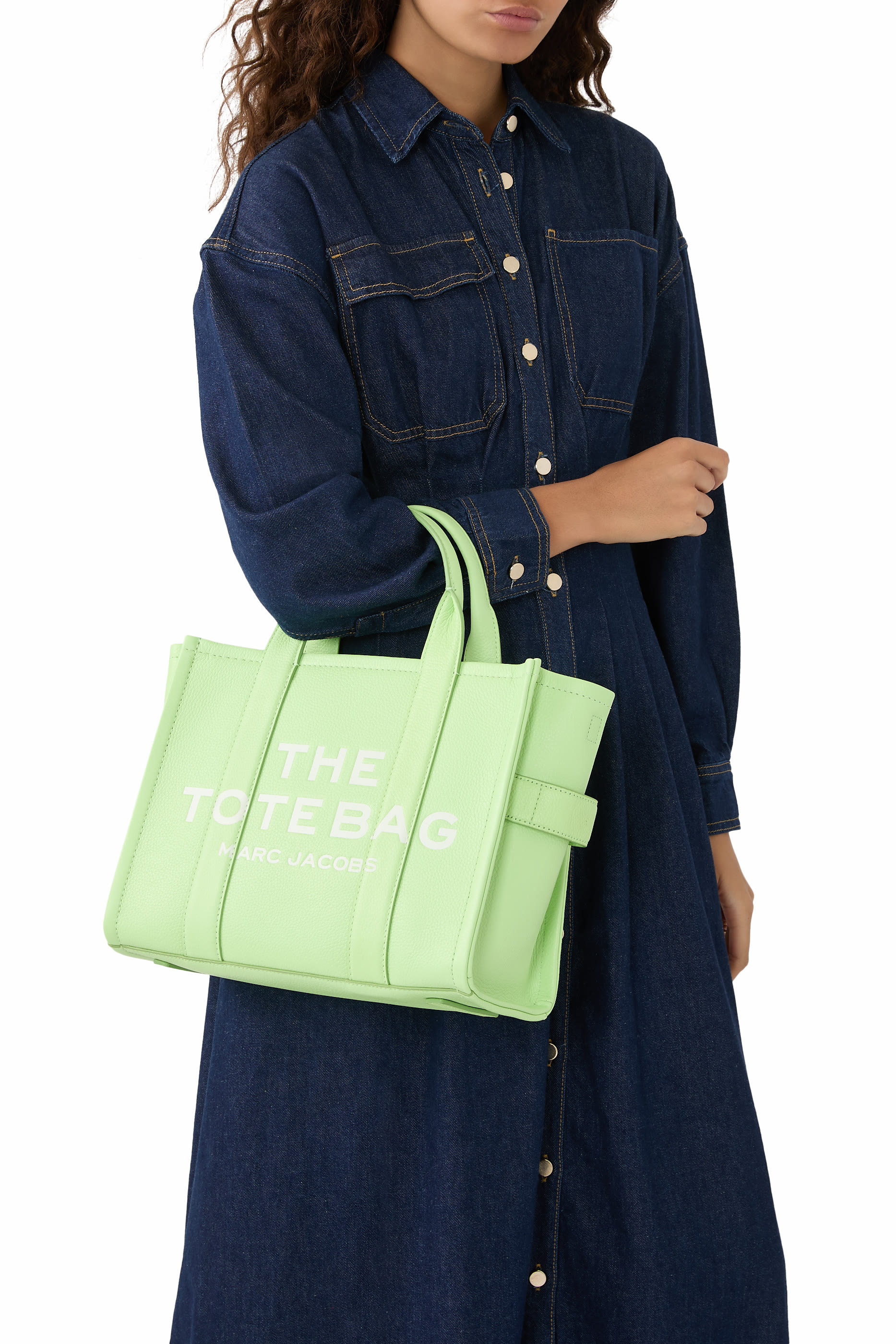 حقيبة يد متوسطة جلد