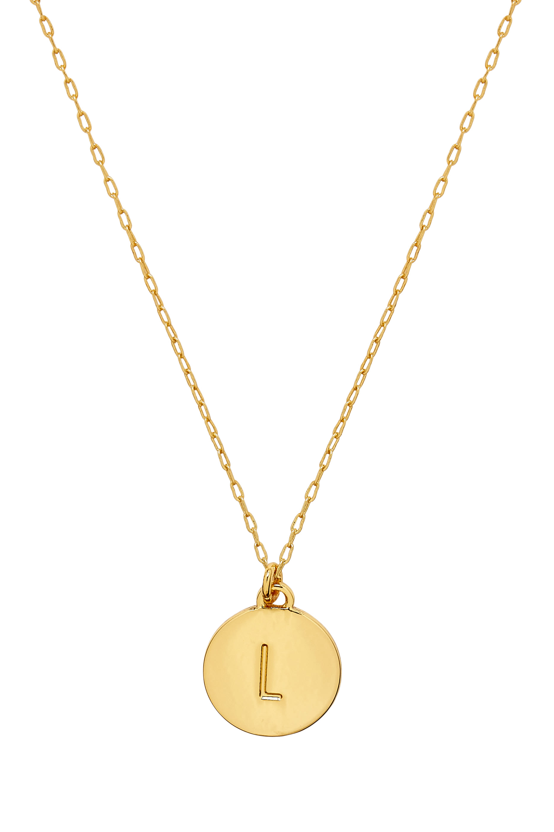 Initial &lsquo;L&rsquo; Mini Pendant