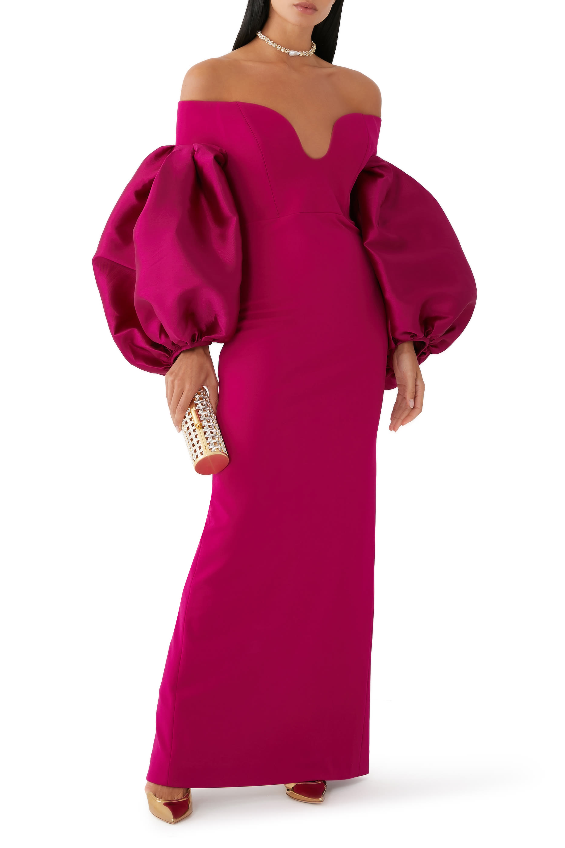 فستان مورا طويل