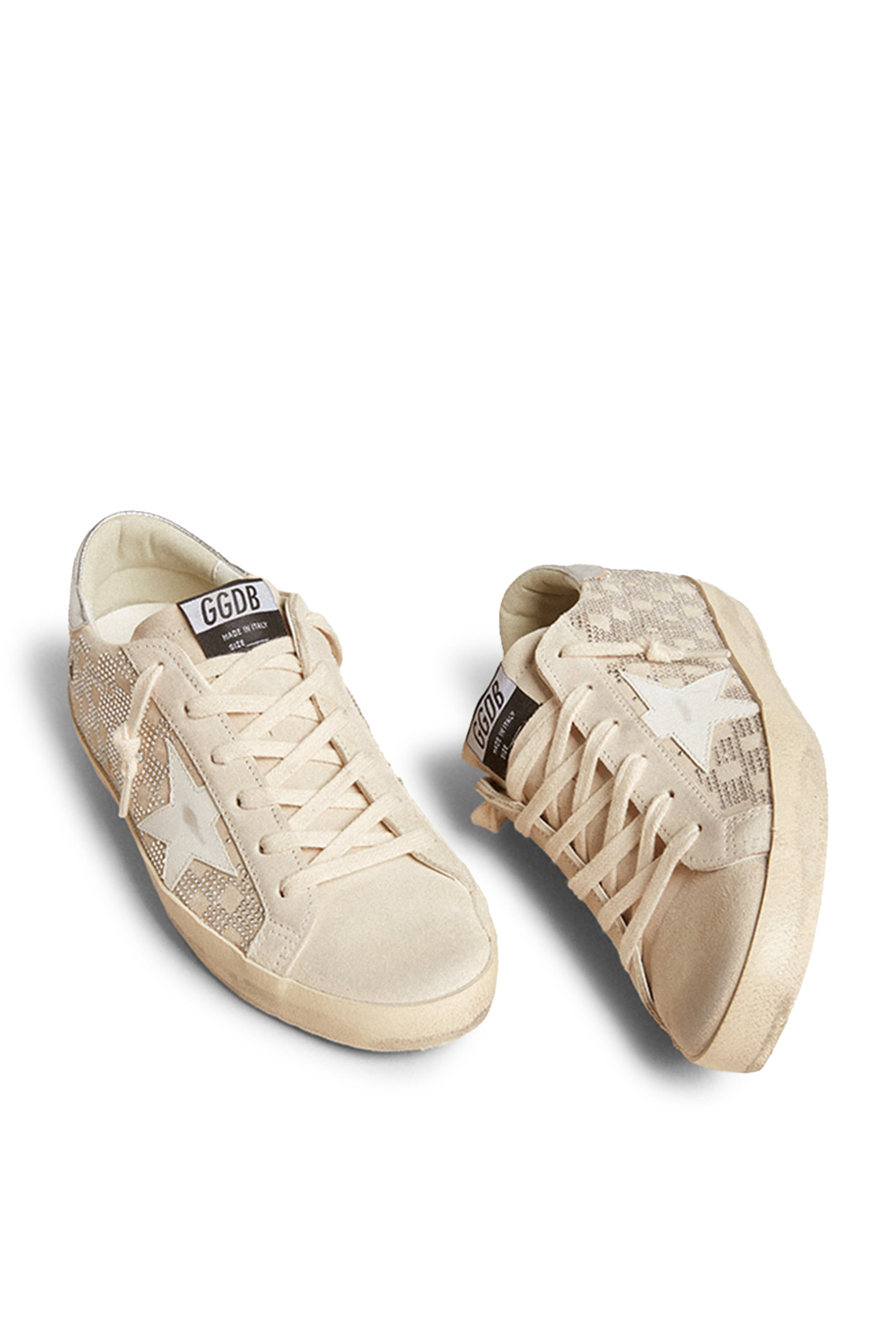 سنيكرز سوبر ستار كلاسيك بنقشة مربعات