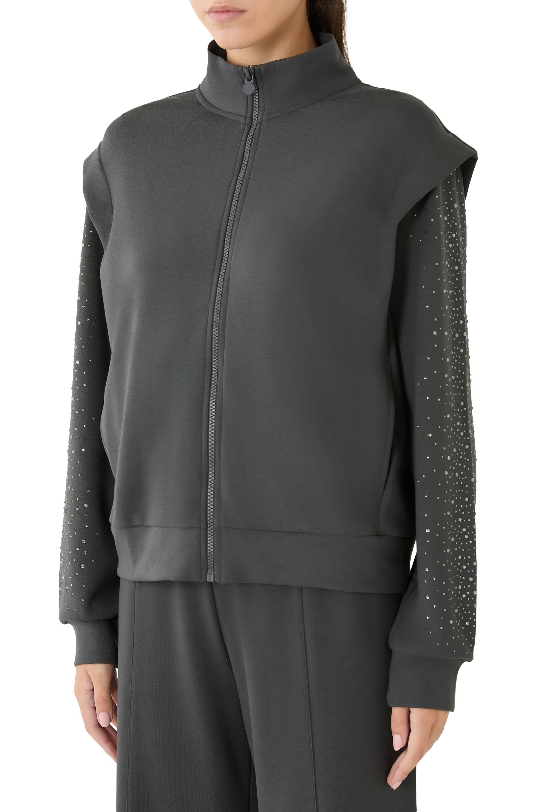 سويت شيرت بشعار الماركة جرسيه 