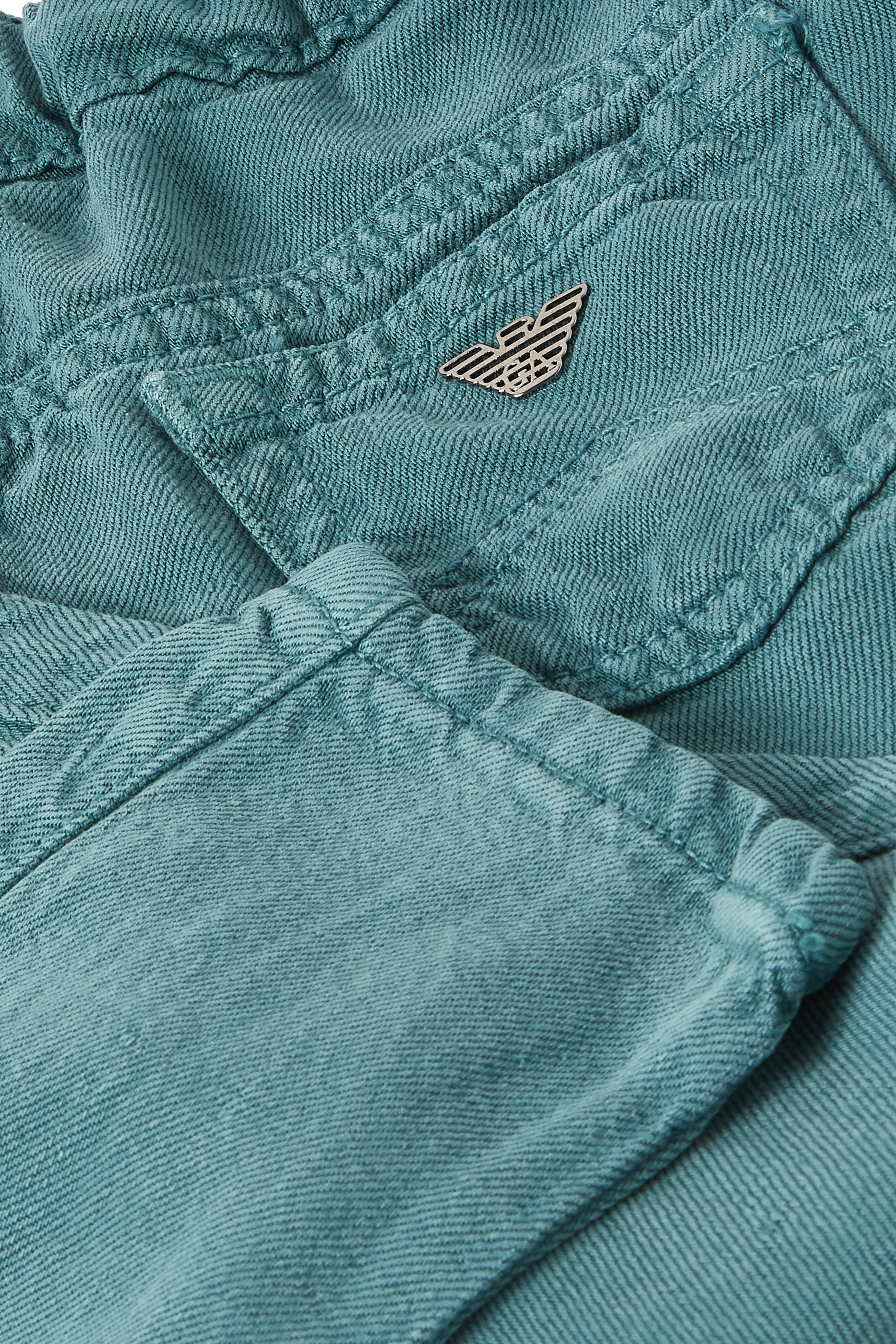 بنطال للأطفال برقعة شعار الماركة