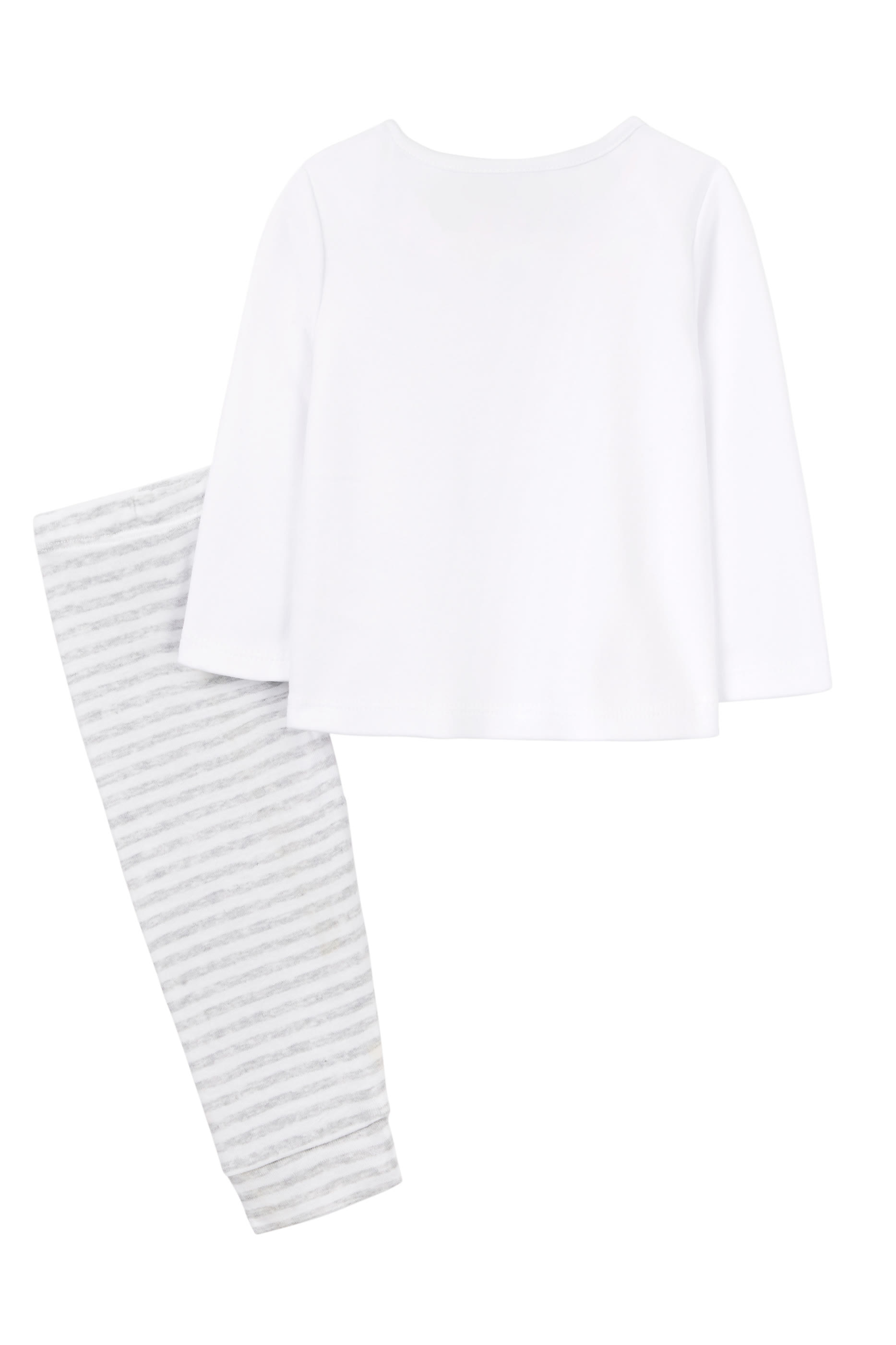 بيجامة بنقشة حيونات احتفالية قطن عضوي للأطفال