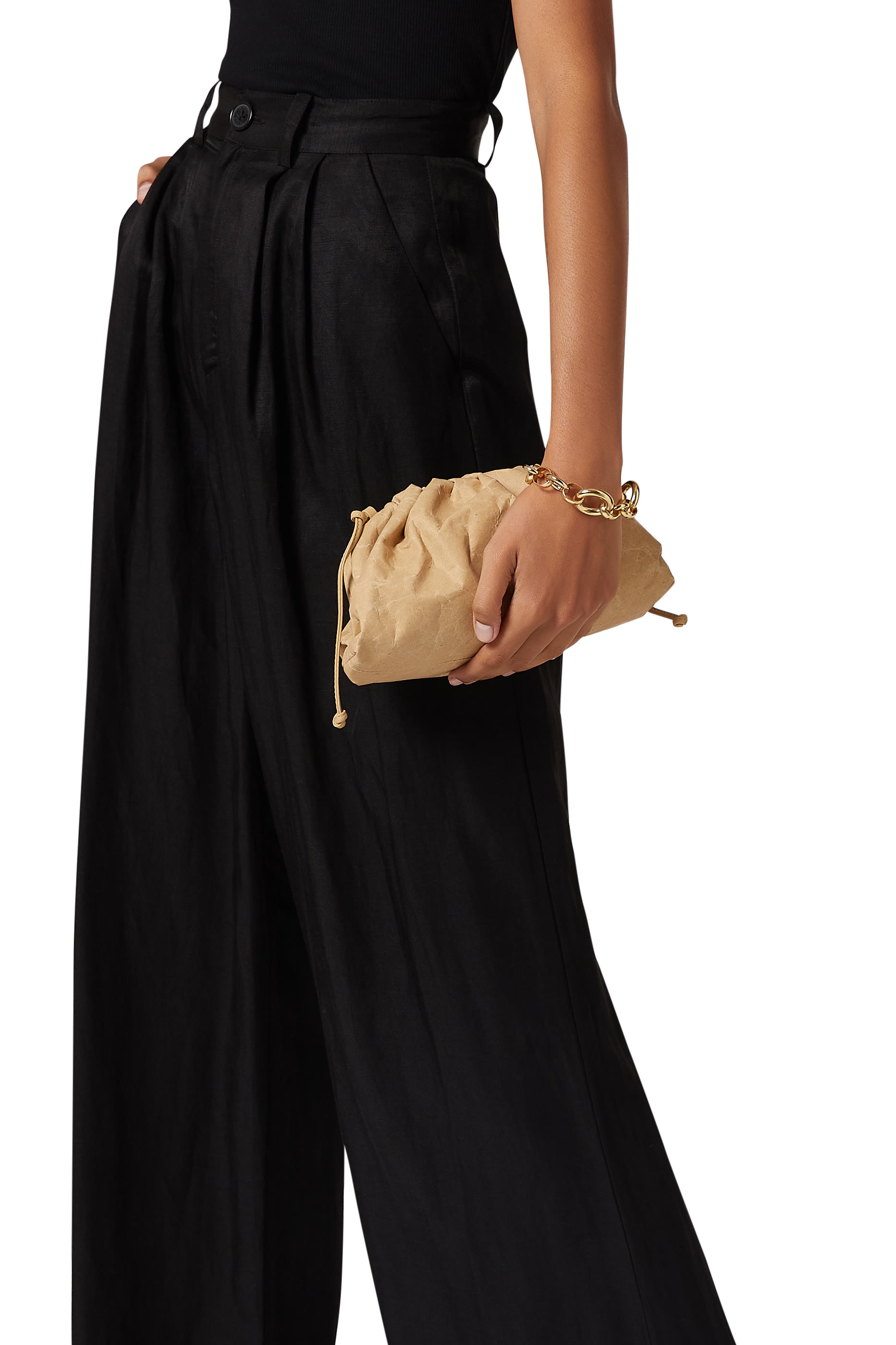 حقيبة ميني باوتش واسعة