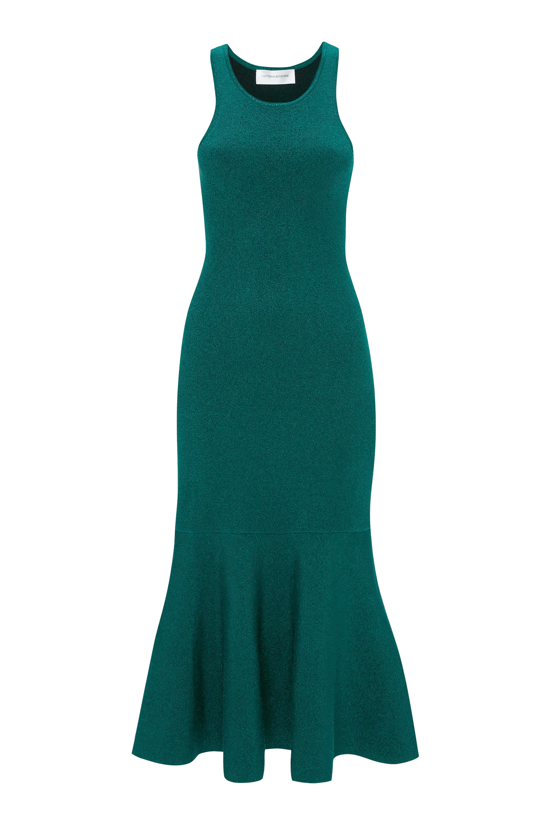 فستان متوسط الطول بحافة واسعة لوركس