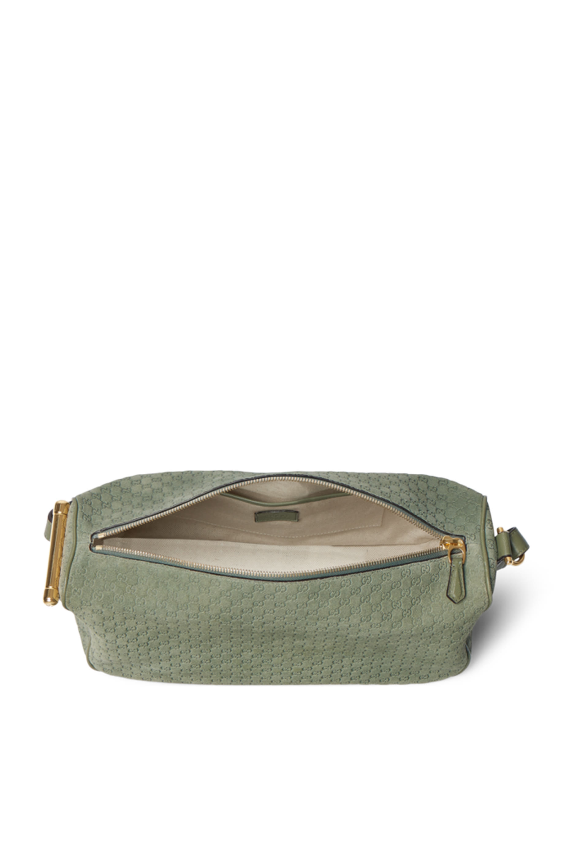 حقيبة كتف متوسطة بنصف حلية لجام الحصان