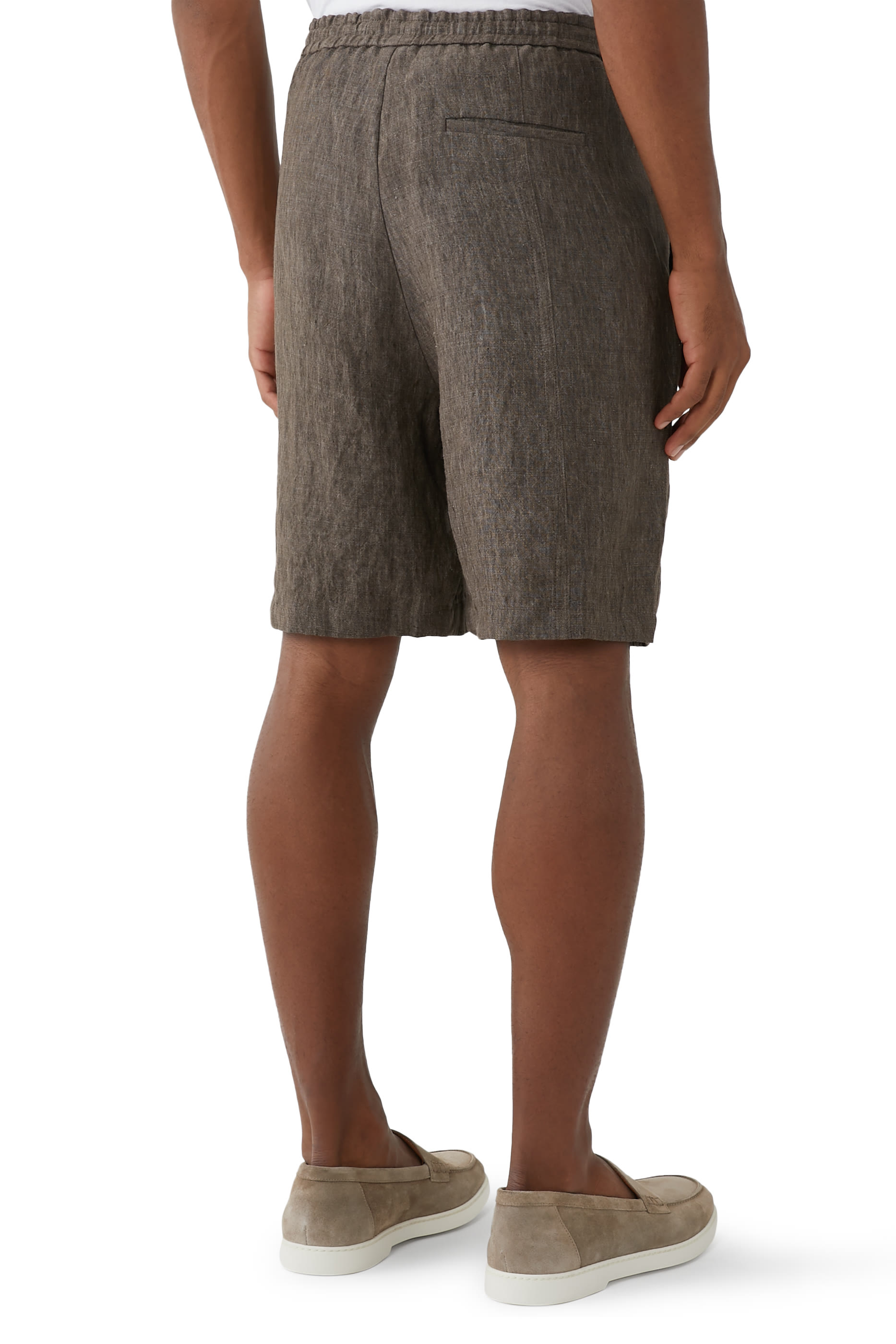 شورت بحزام خصر مطاطي