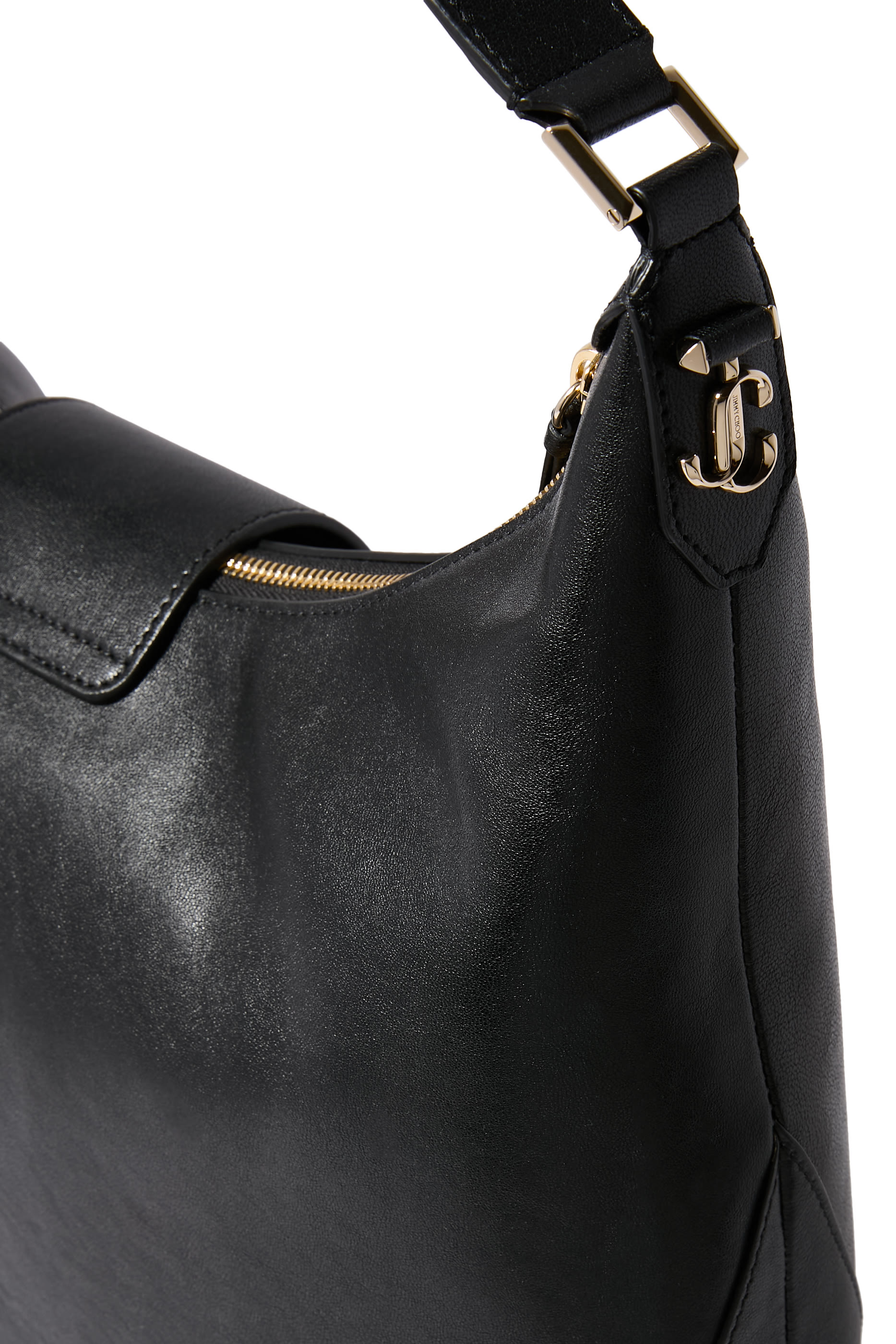 حقيبة هوبو بحلية بتصميم عمود