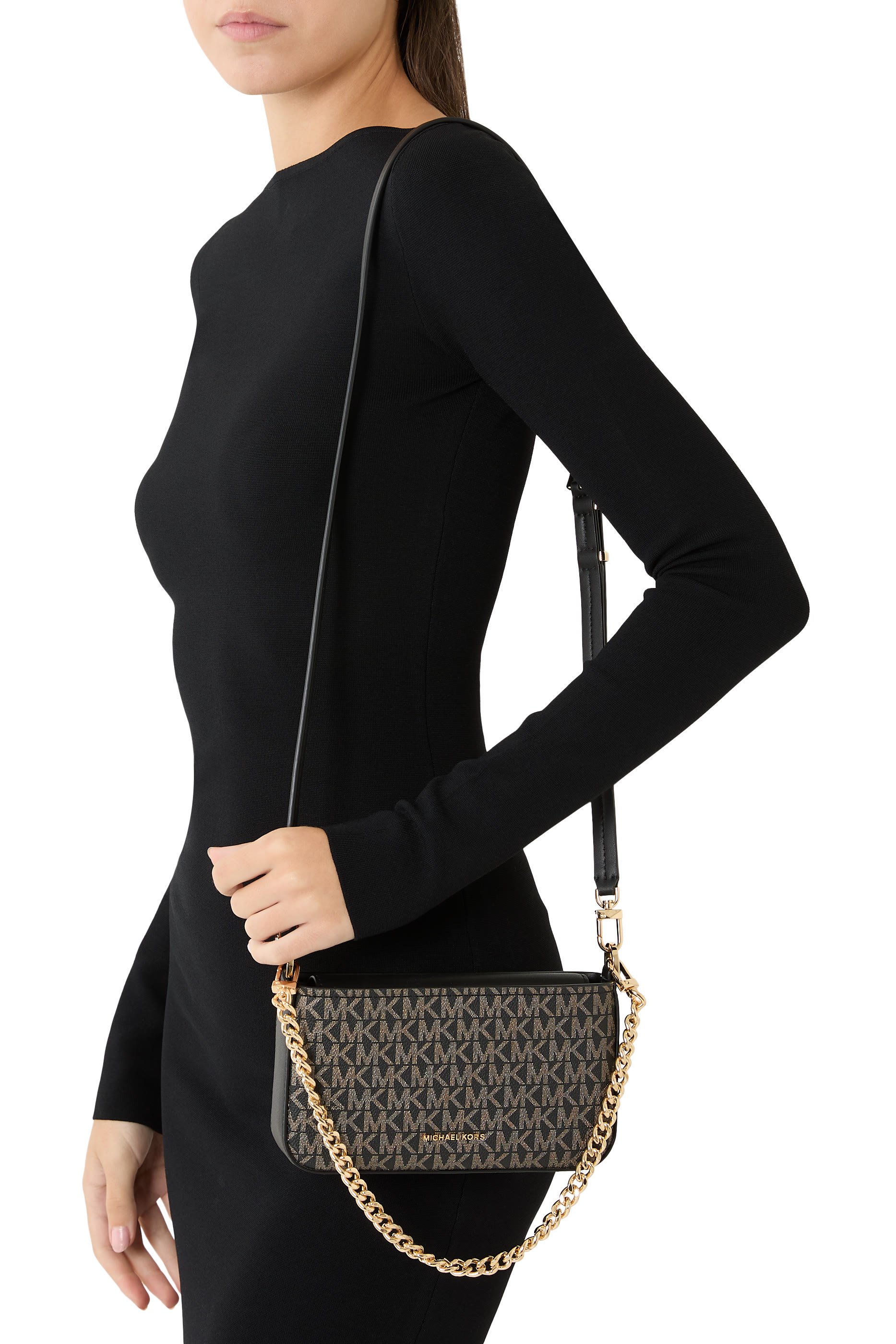 حقيبة بوشيت بريونت صغيرة بشعار الماركة قابلة للتعديل