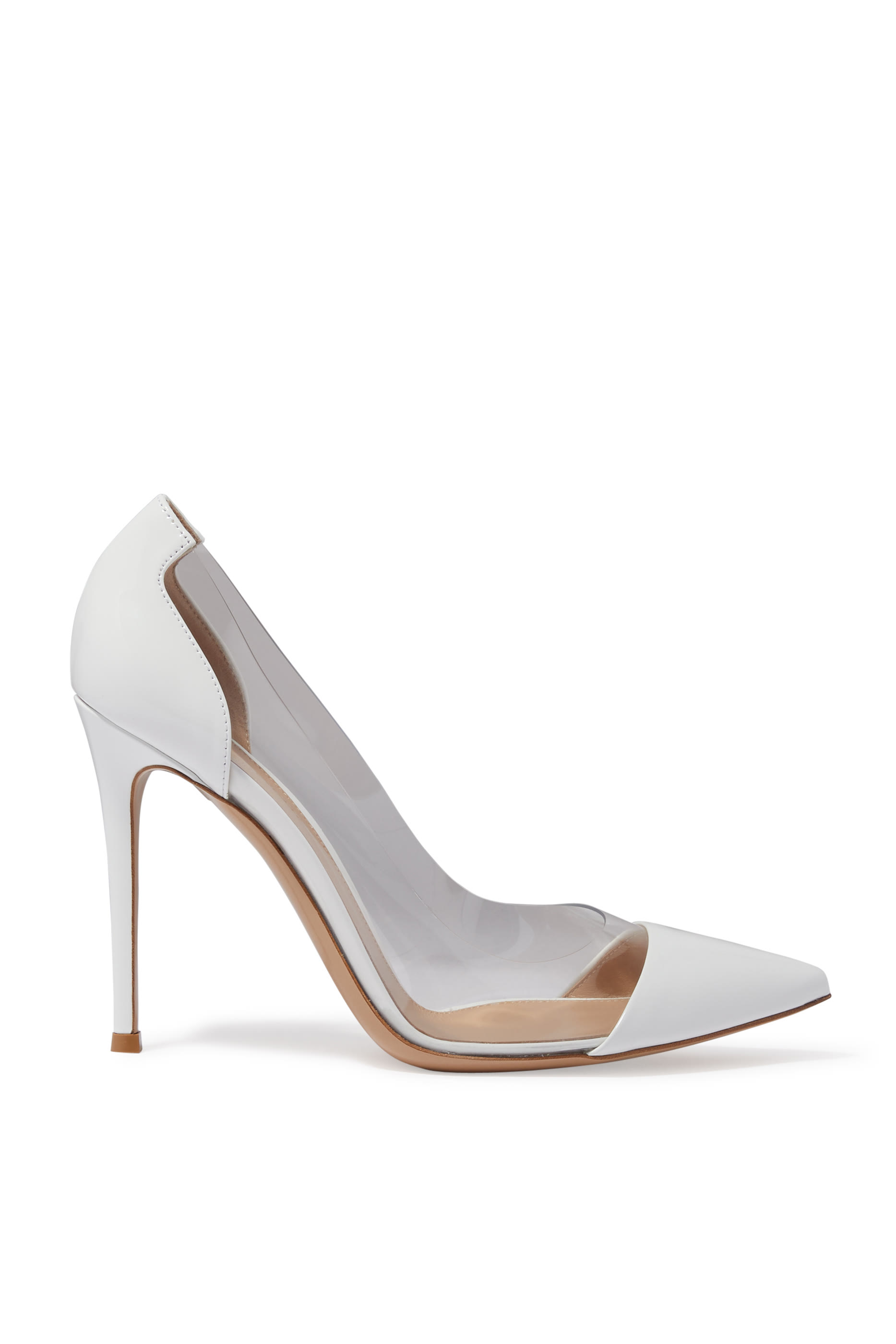 حذاء كلاسيك 105 جلد وأجزاء شفافة