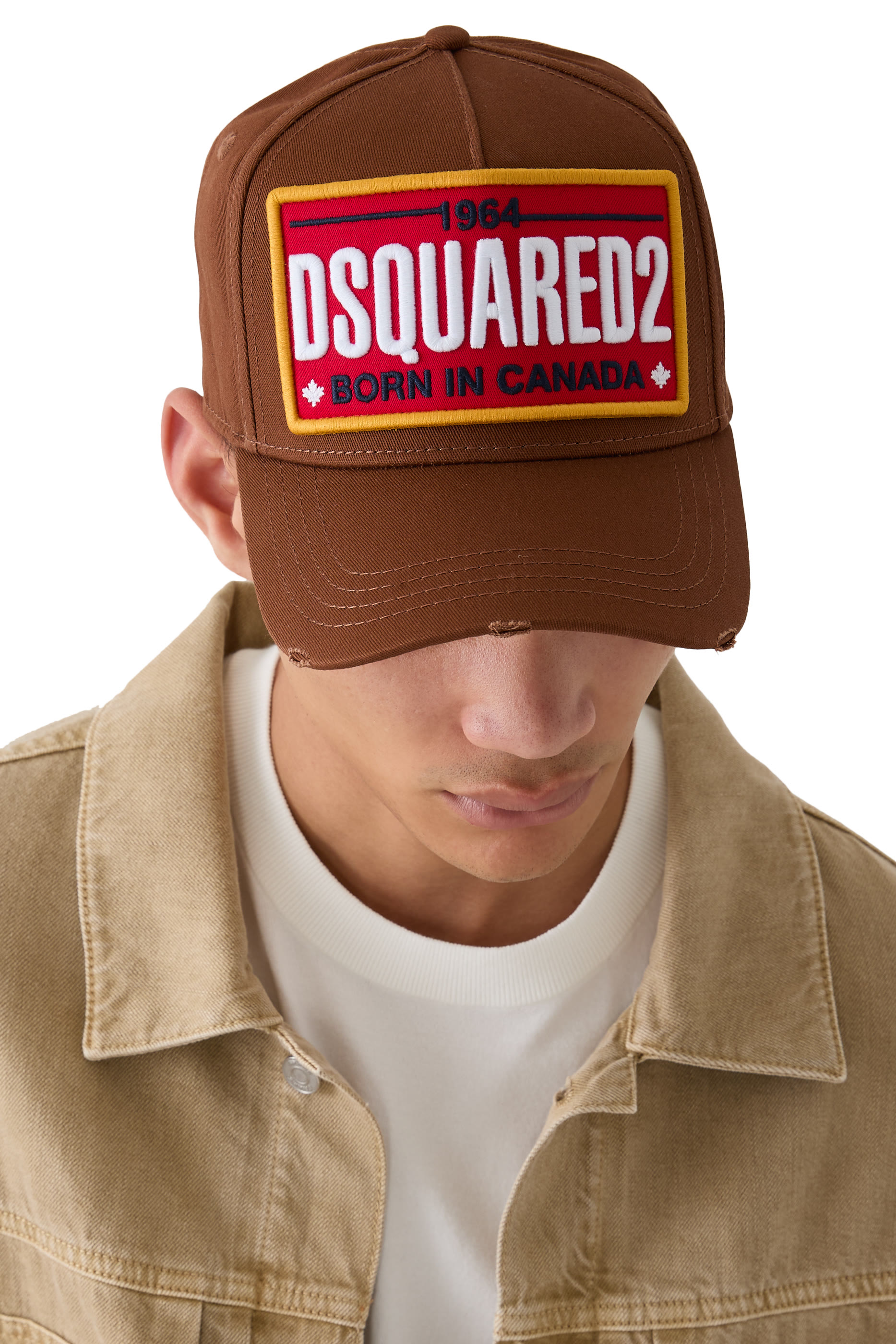 كاب بايسبول برقعة بشعار الماركة